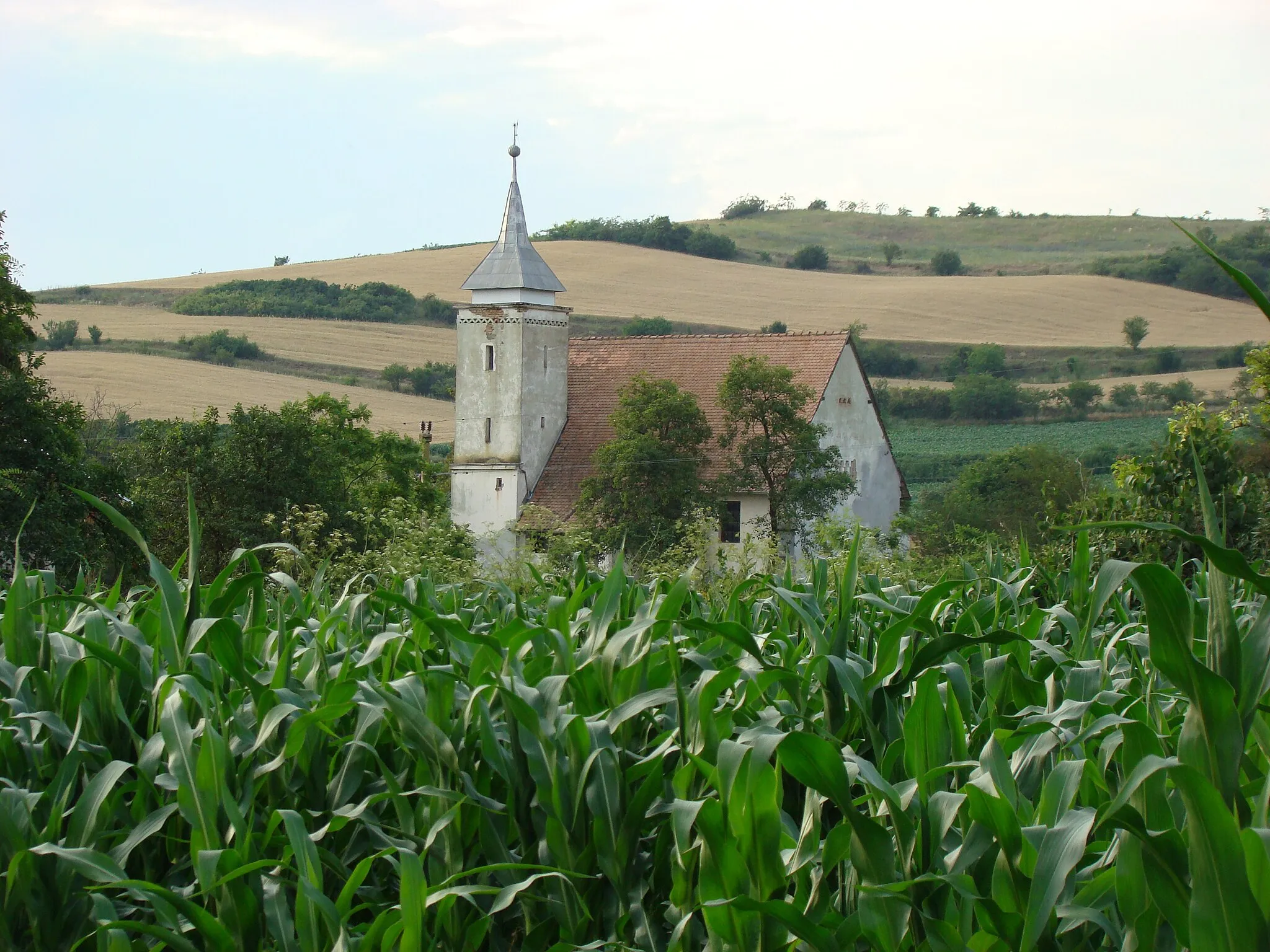 Photo showing: Reformed church in Sânger, Mureș county, Romania