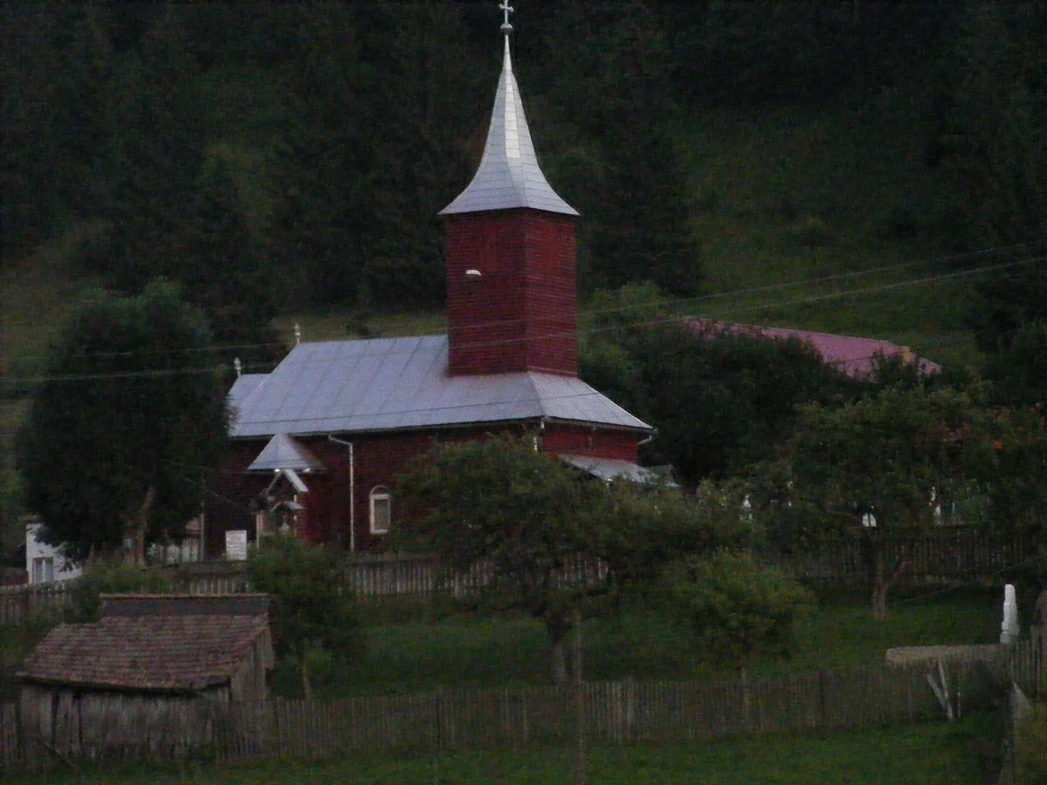 Photo showing: Ortodoxian church in Ciobotani (Csobotány), Mureş county, Romania.