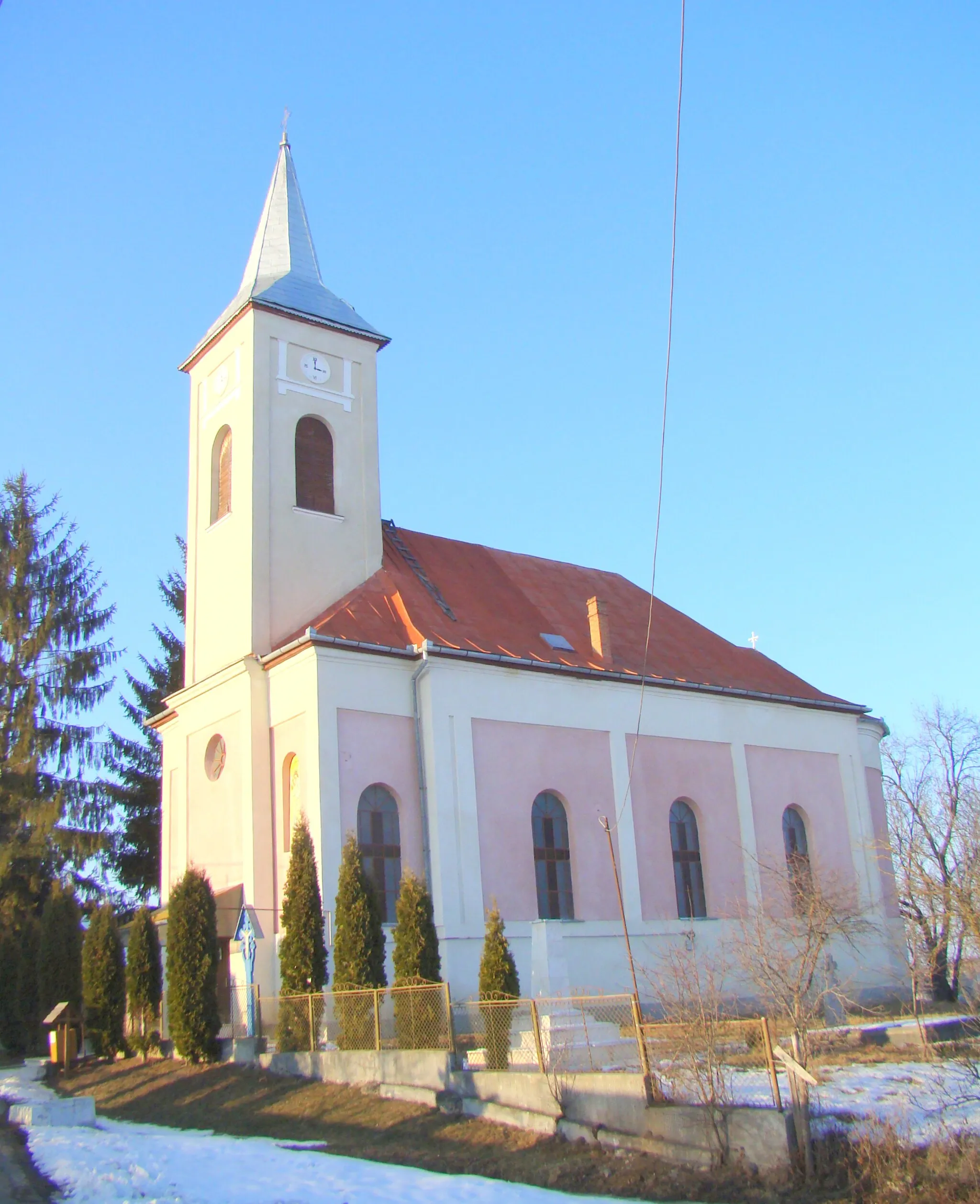 Photo showing: Orthodox church in Voivodeni, Mureș county, Romania