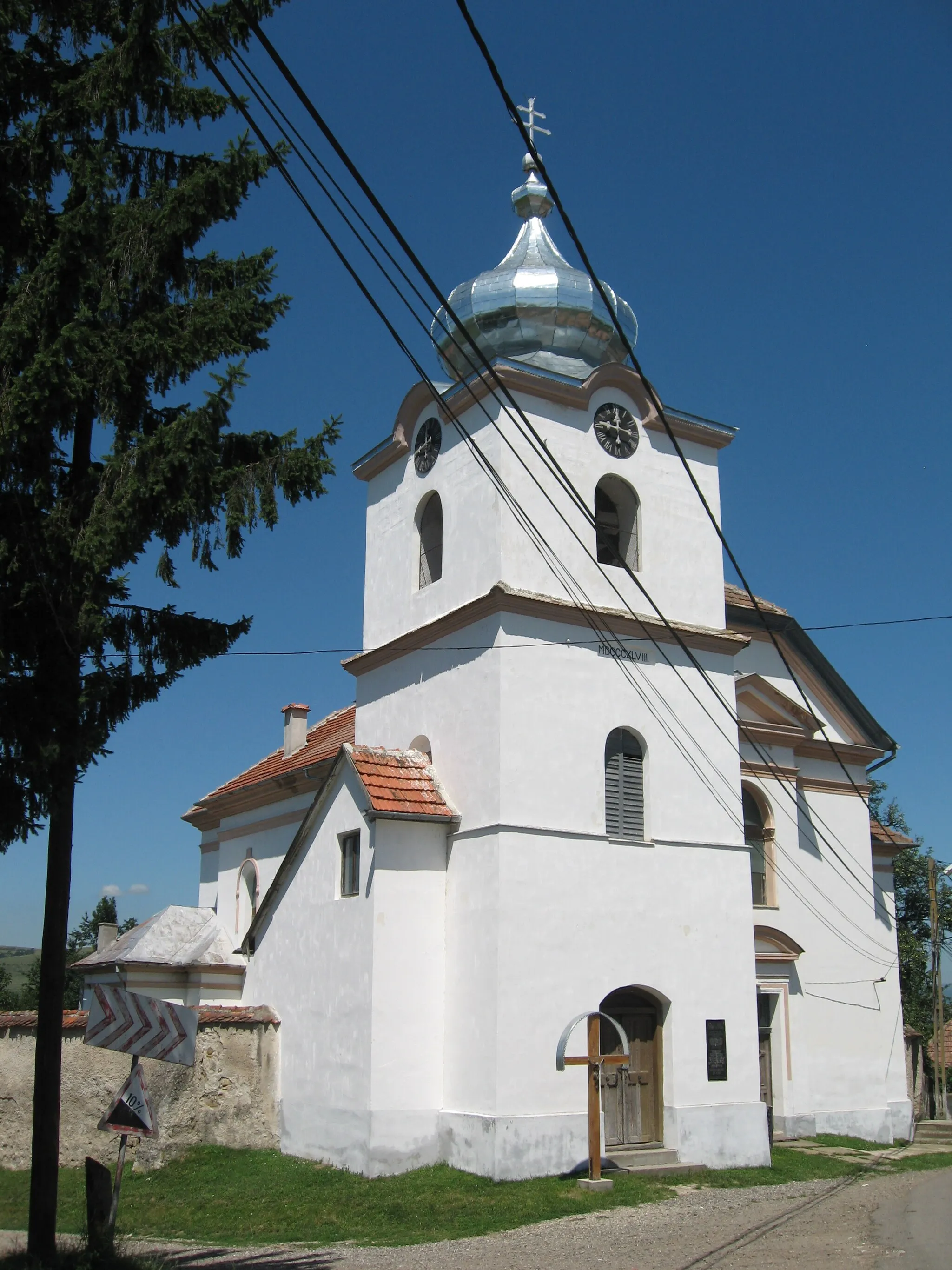 Photo showing: Church,  Miklsovar, Transylvania