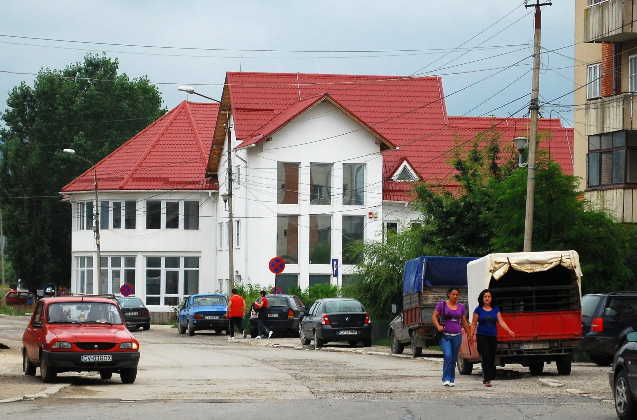 Photo showing: The courthouse in Întorsura Buzăului, Covasna County, Romania