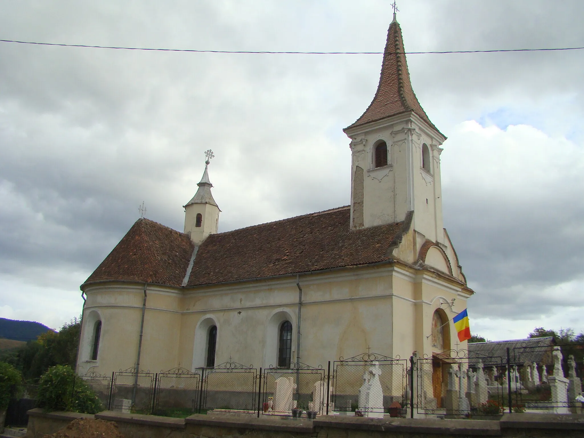 Photo showing: Saint Nicholas' church in Brețcu, Covasna County, Romania