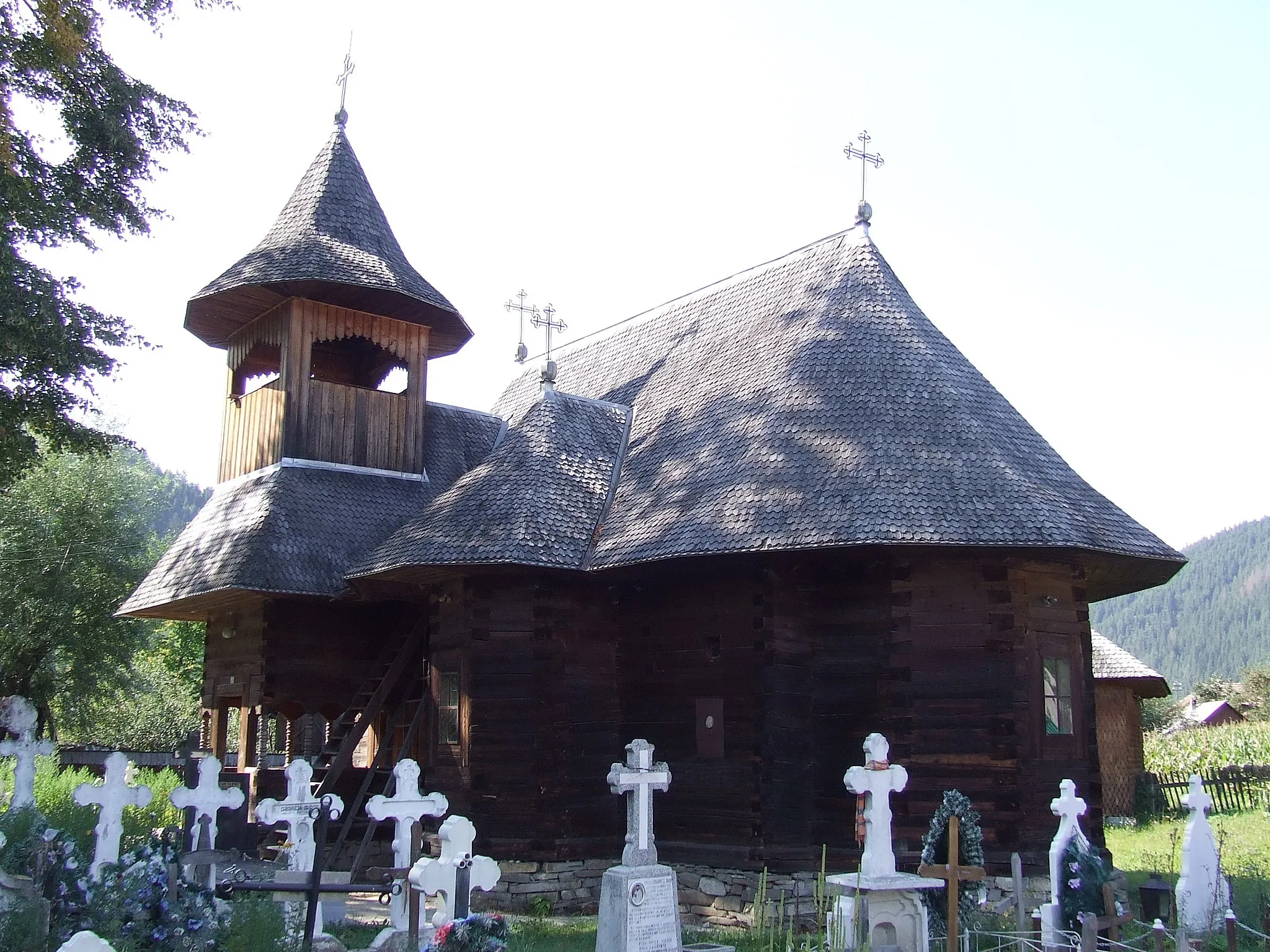 Photo showing: Biserica de lemn din Galu, judeţul Neamţ.