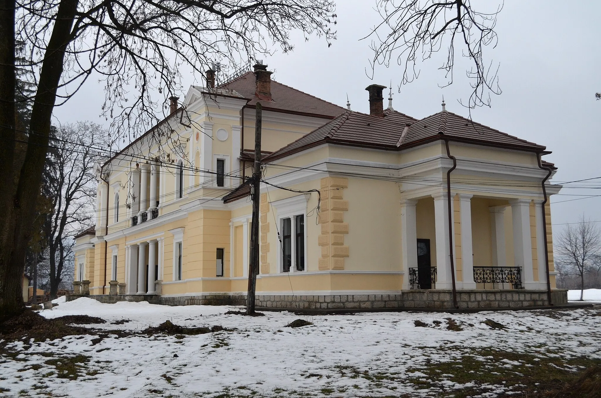 Photo showing: Castelul Beldy Ladislau, azi Primăria Budila - vedere dinspre nord-vest