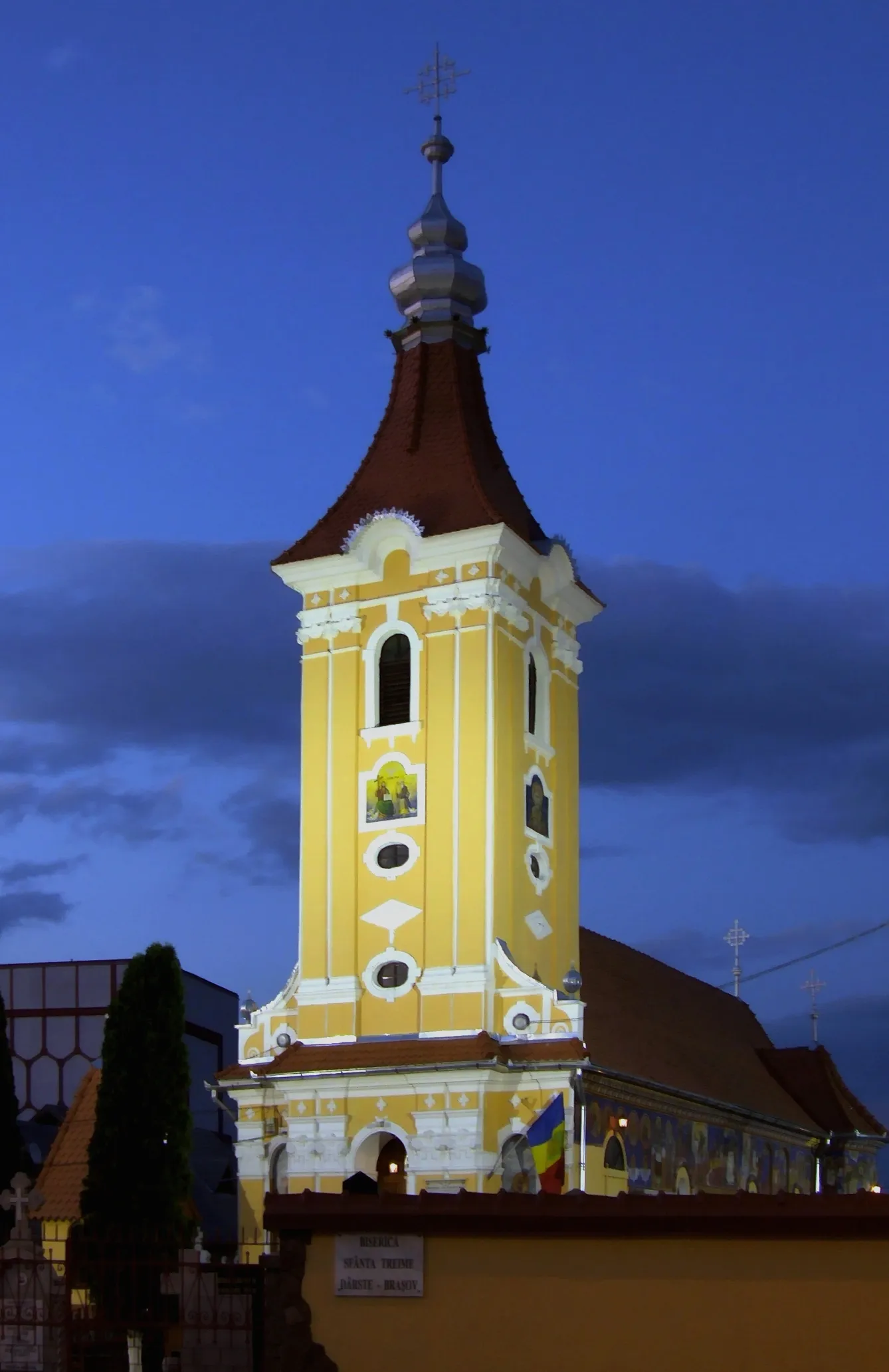Photo showing: Church in Dârste (Derestye, Walkmühlen), Brasov