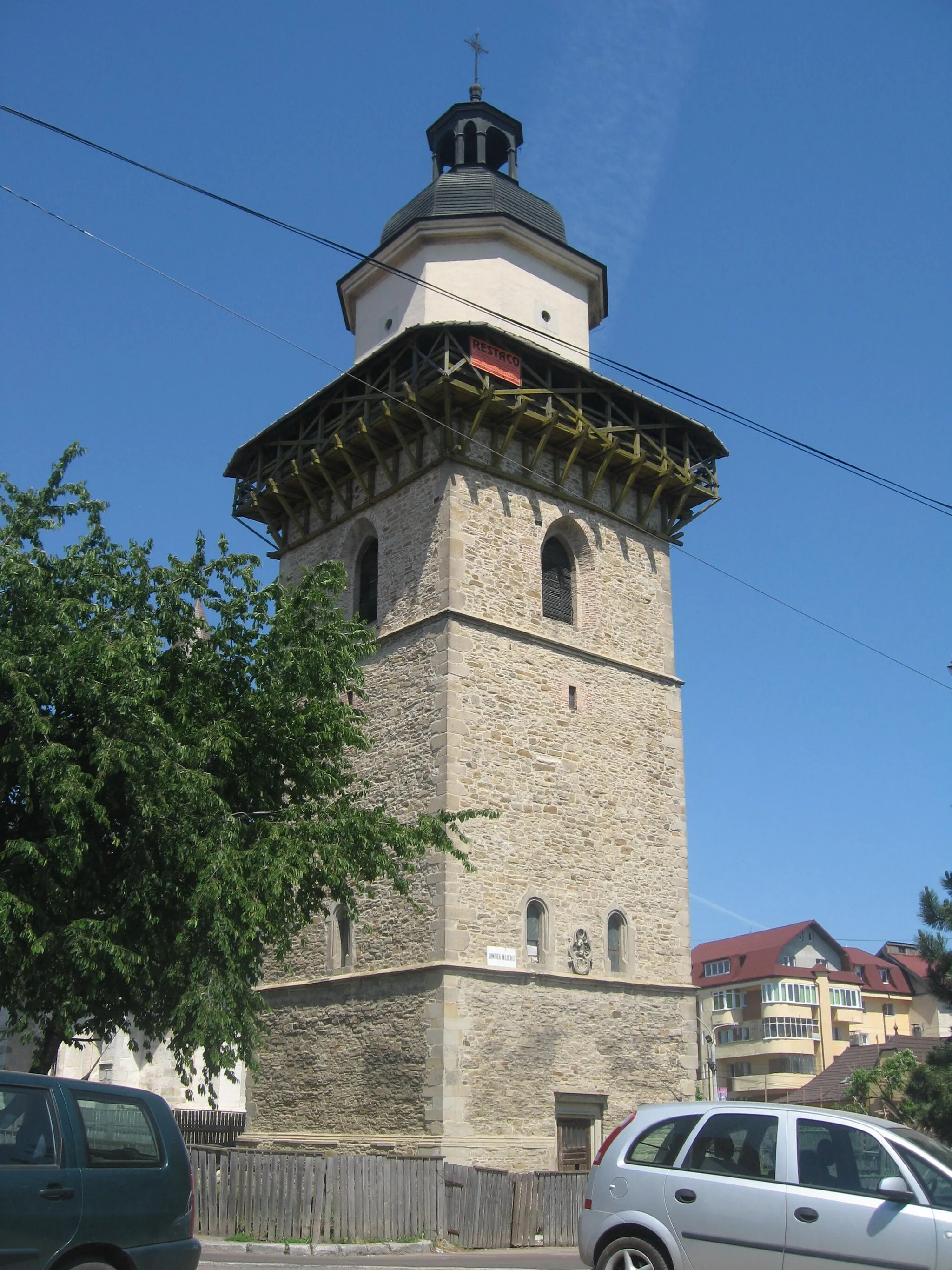 Photo showing: St. Demetrius Church in Suceava - The Tower of Alexandru Lăpuşneanu.
