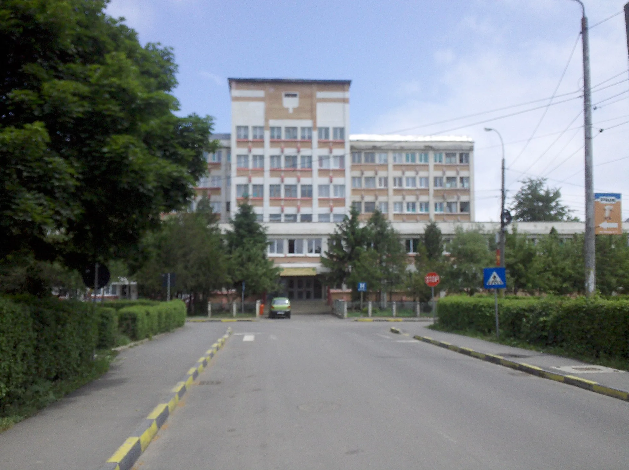 Photo showing: Hospital en la ciudad rumana de Buhuşi