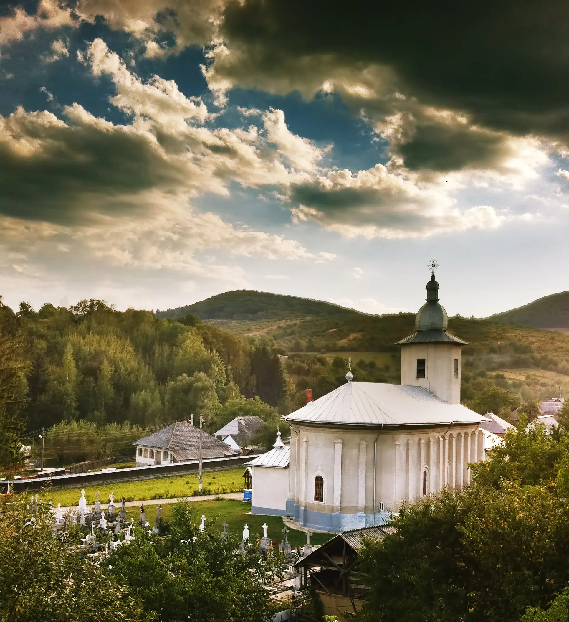 Photo showing: Baltatesti church