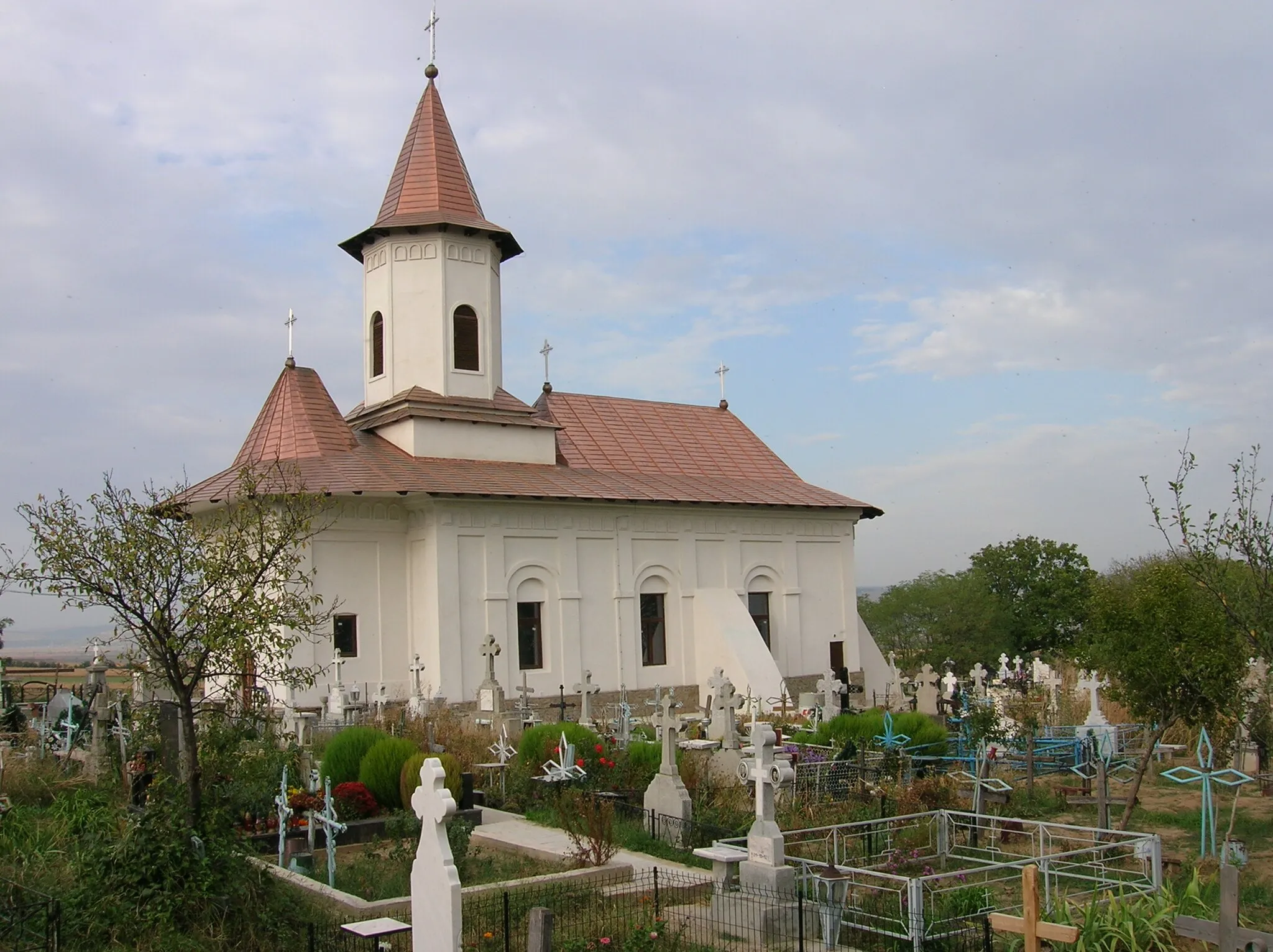 Photo showing: Comuna Valea Seacă Bacău - Satul Mândrişca - Biserica Sfântul Ierarh Nicolae