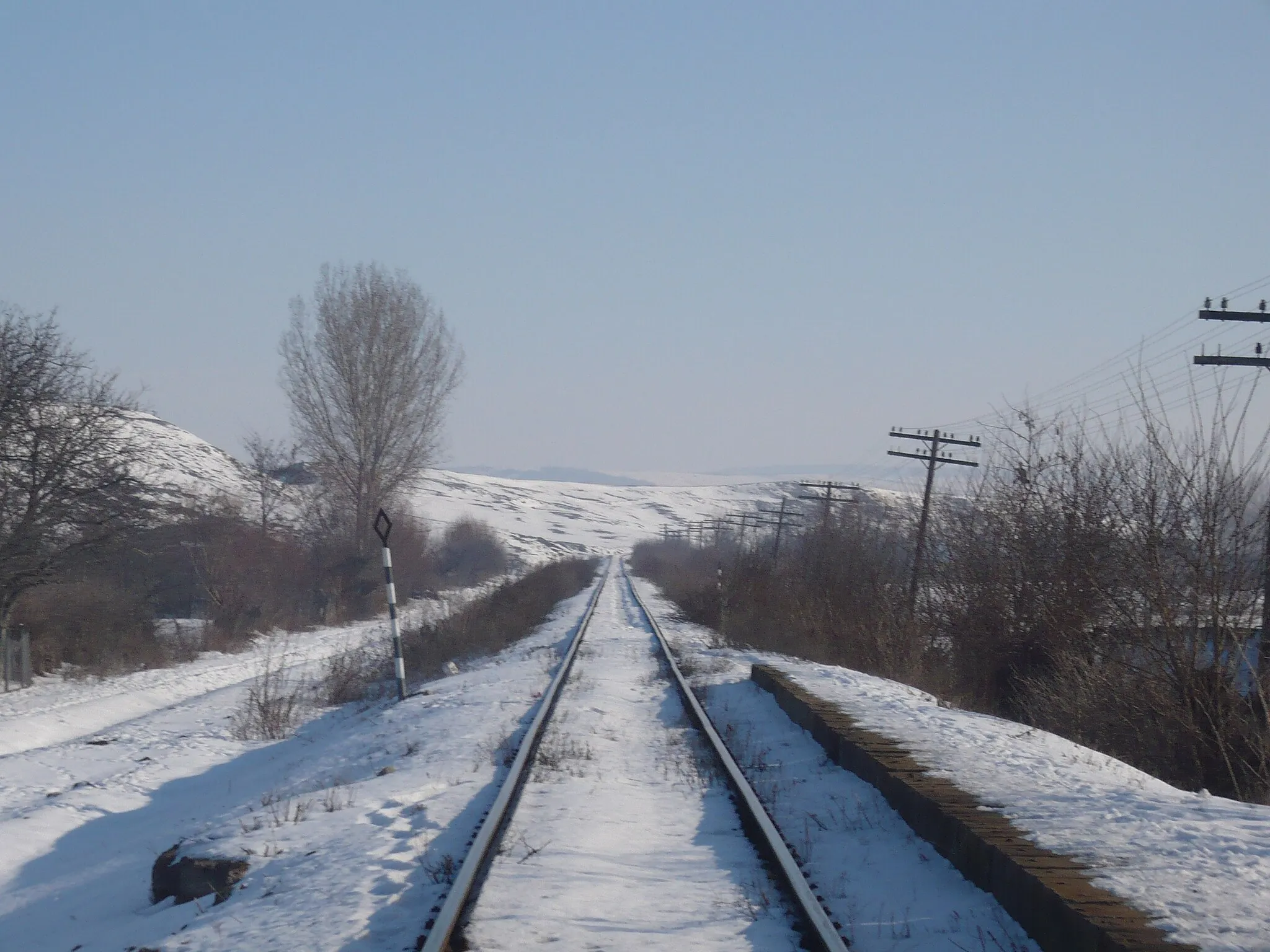 Photo showing: Calea ferata din Badeni