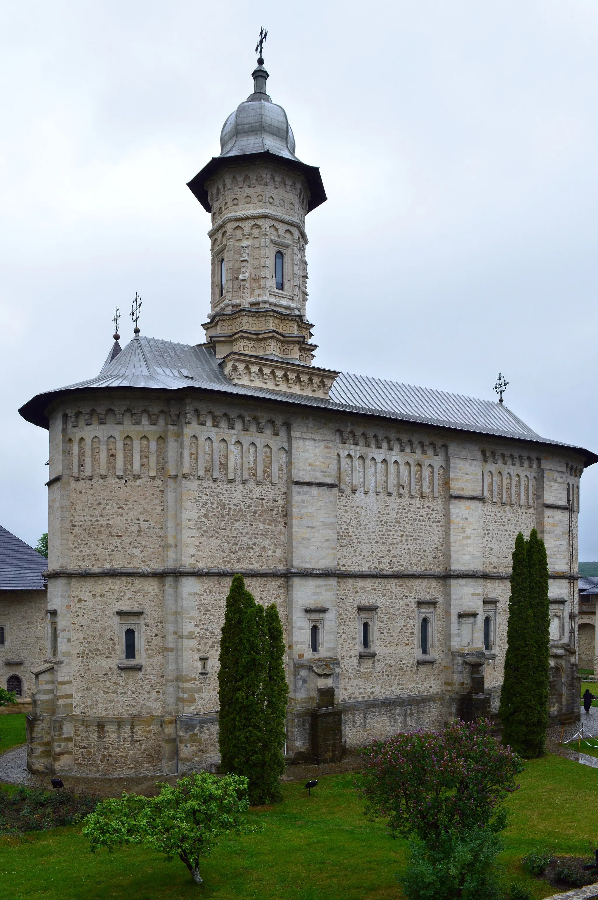 Photo showing: Church of the Pentecost, Dragomirna monastery, Mitocu Dragomirnei, 2017