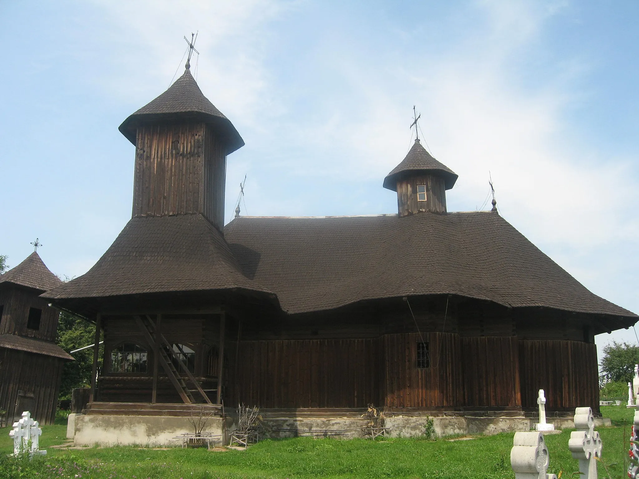 Photo showing: Biserica de lemn din Botoşana