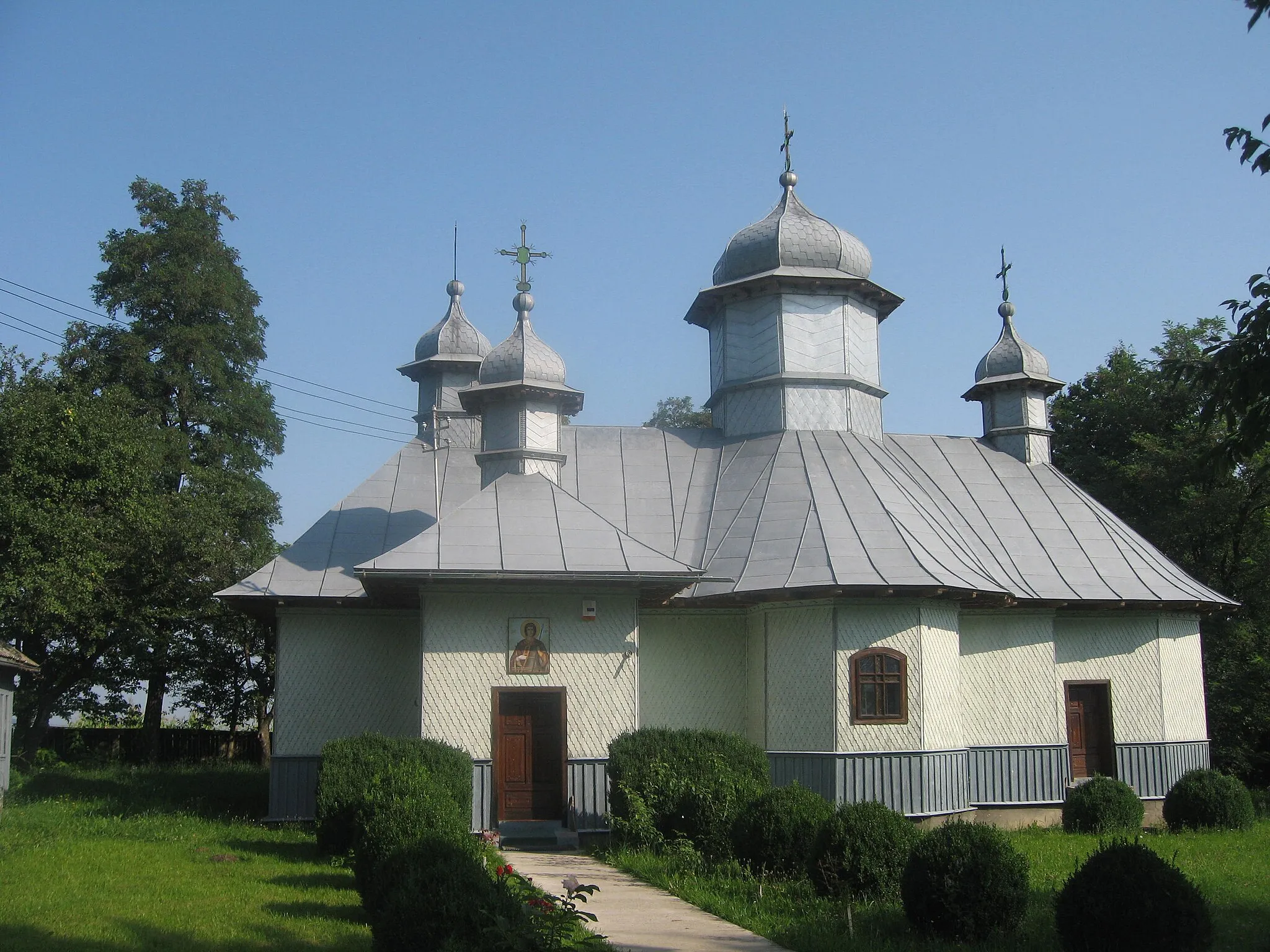 Photo showing: Wooden church of Lucăceşti, Suceava