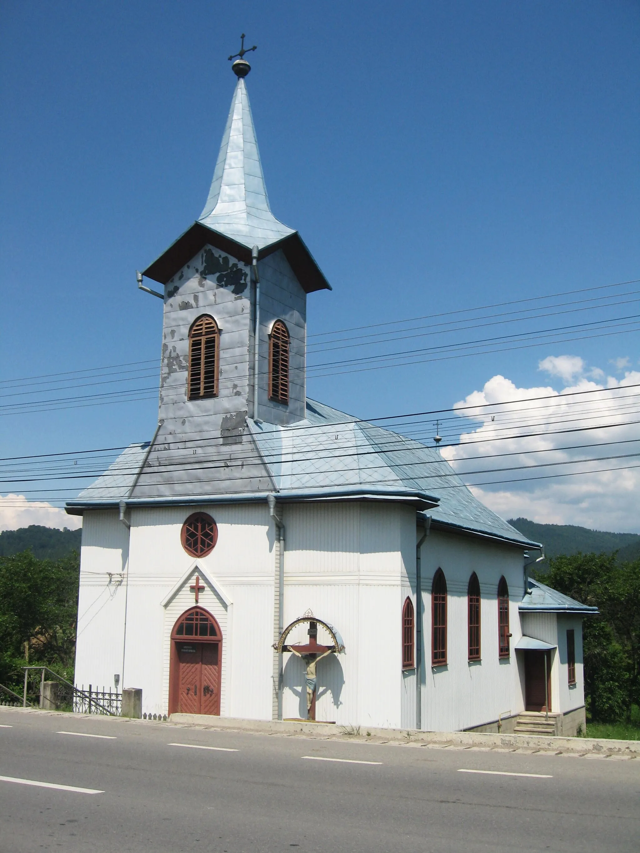 Photo showing: The Roman-Catholic Church in Frasin, Suceava County, Romania