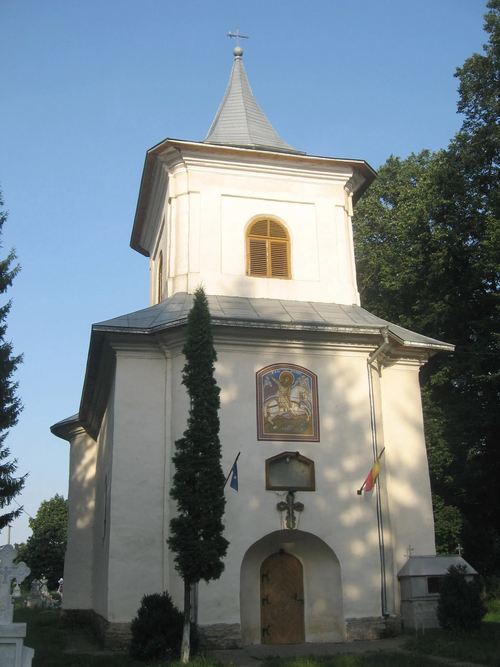 Photo showing: Biserica Sf. Gheorghe din Costâna, județul Suceava