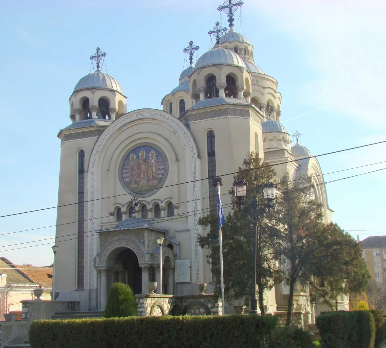 Photo showing: Orthodox cathedral in Aiud, Alba county, Romania
