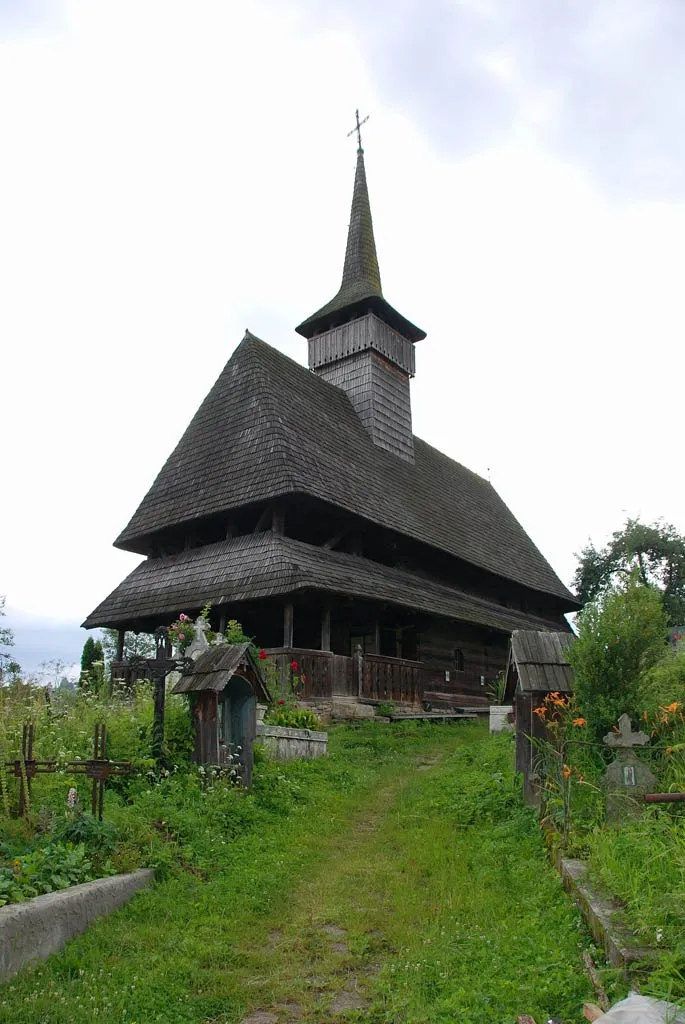 Photo showing: Wooden church in Săliştea de Sus