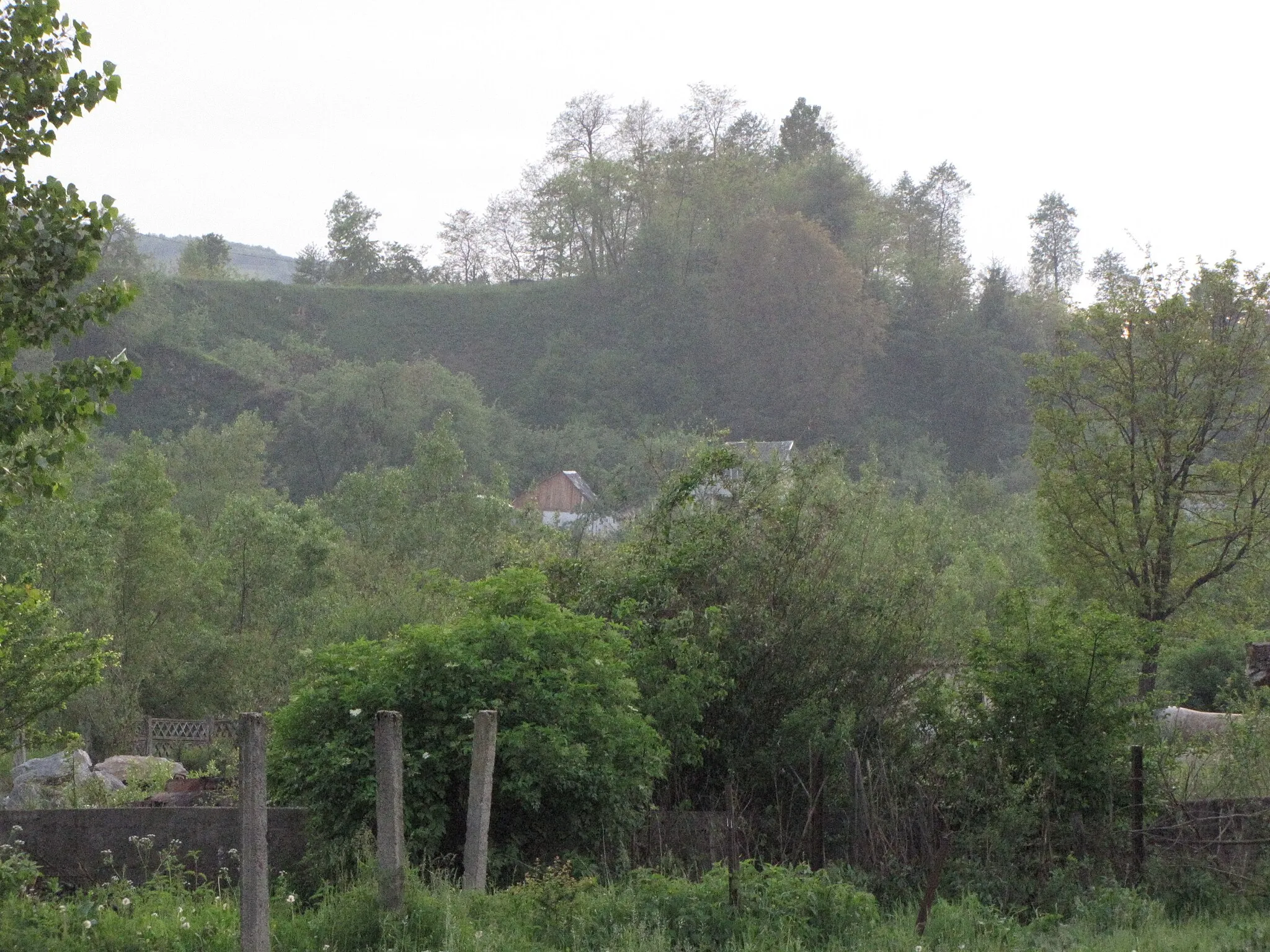 Photo showing: The fortress hill at Bogdan Vodă