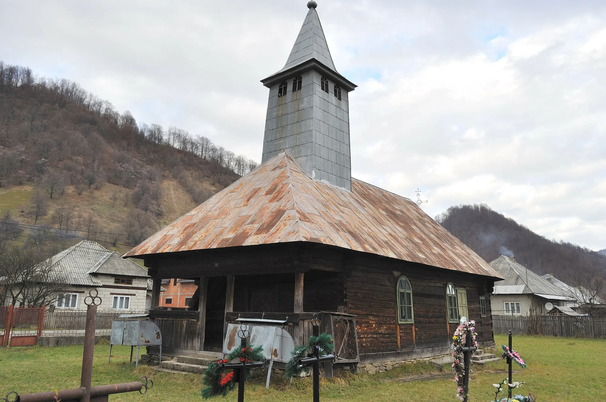 Photo showing: Biserica de lemn ucraineană din Ruscova