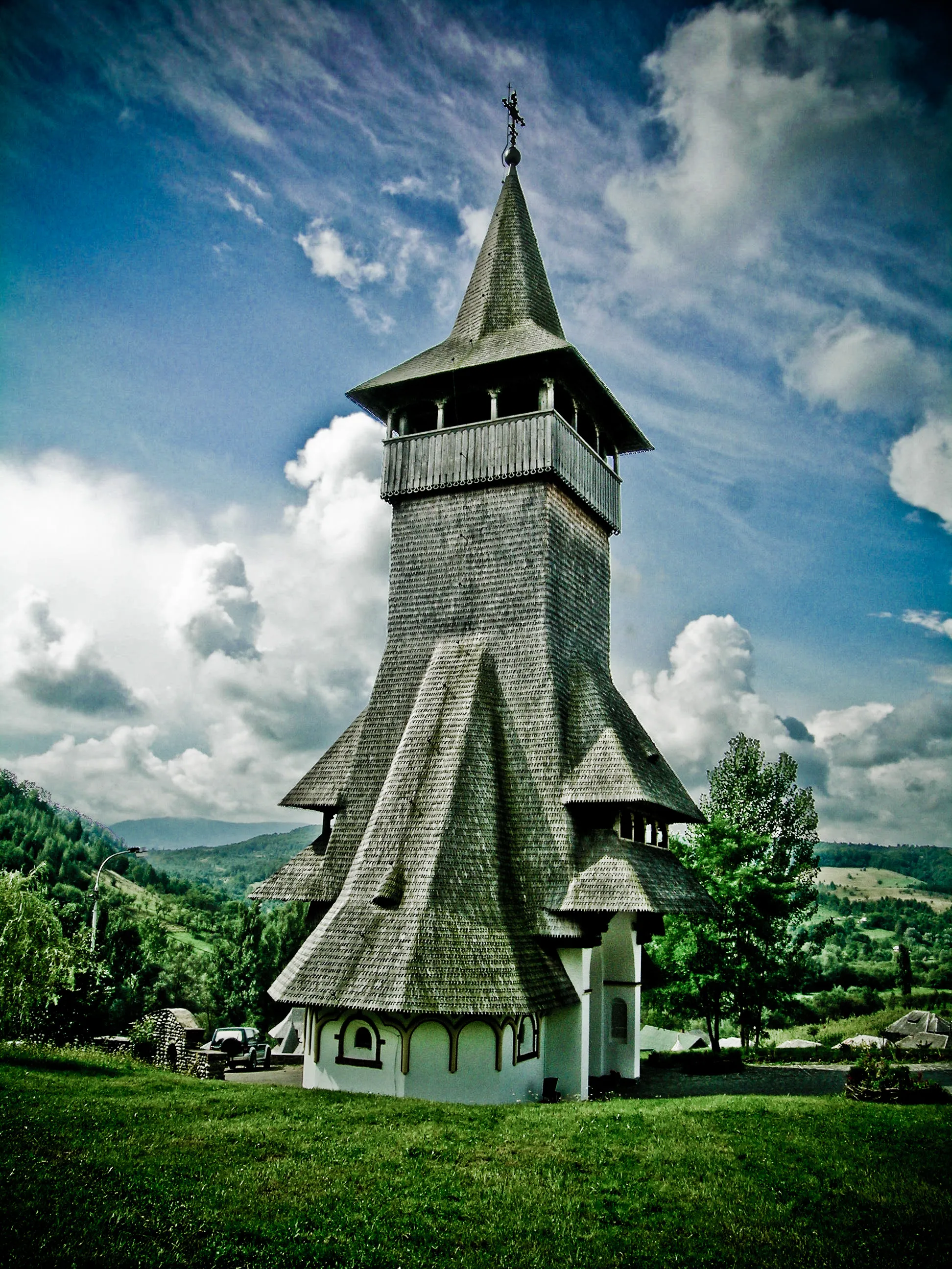 Photo showing: Bârsana church, Maramureş, Romania Barsana