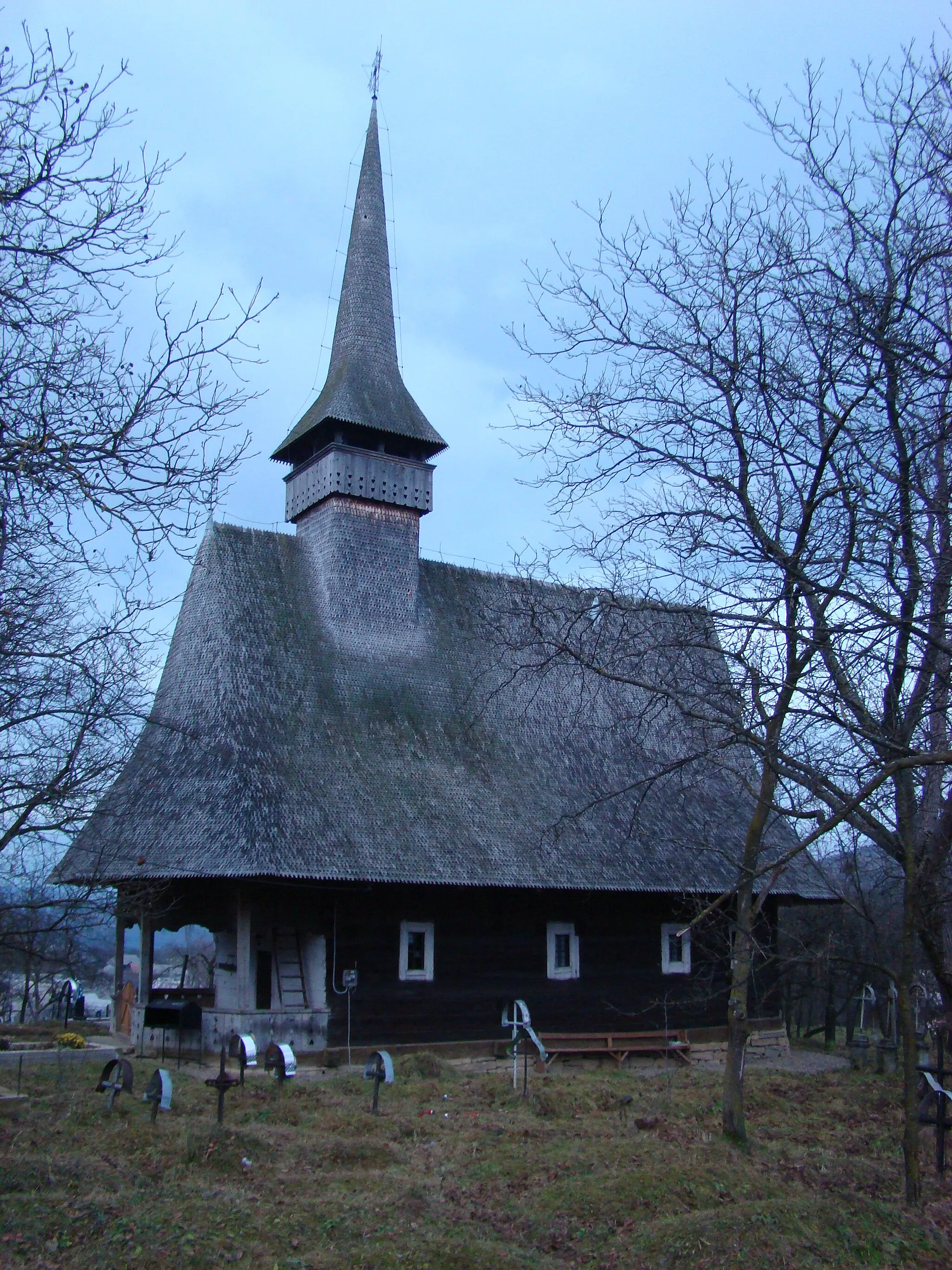 Photo showing: Biserica de lemn „Sf.Nicolae” din Glod, județul Maramureș