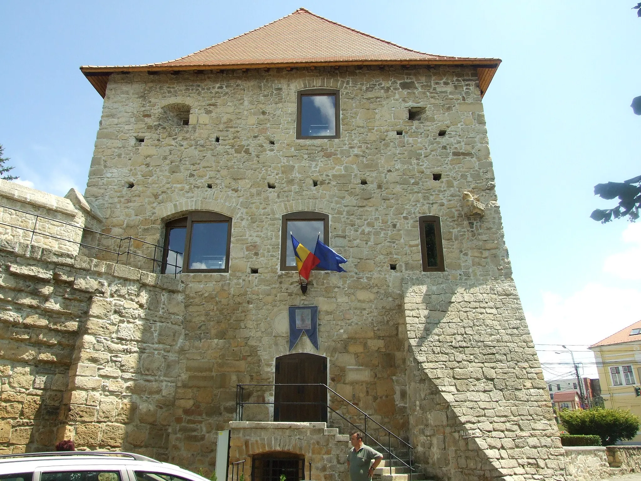 Photo showing: Bastionul Bethlen (Turnul Croitorilor) - exterior, restaurat intre 2007-2009, dupa proiectul arh. Adrian Borda