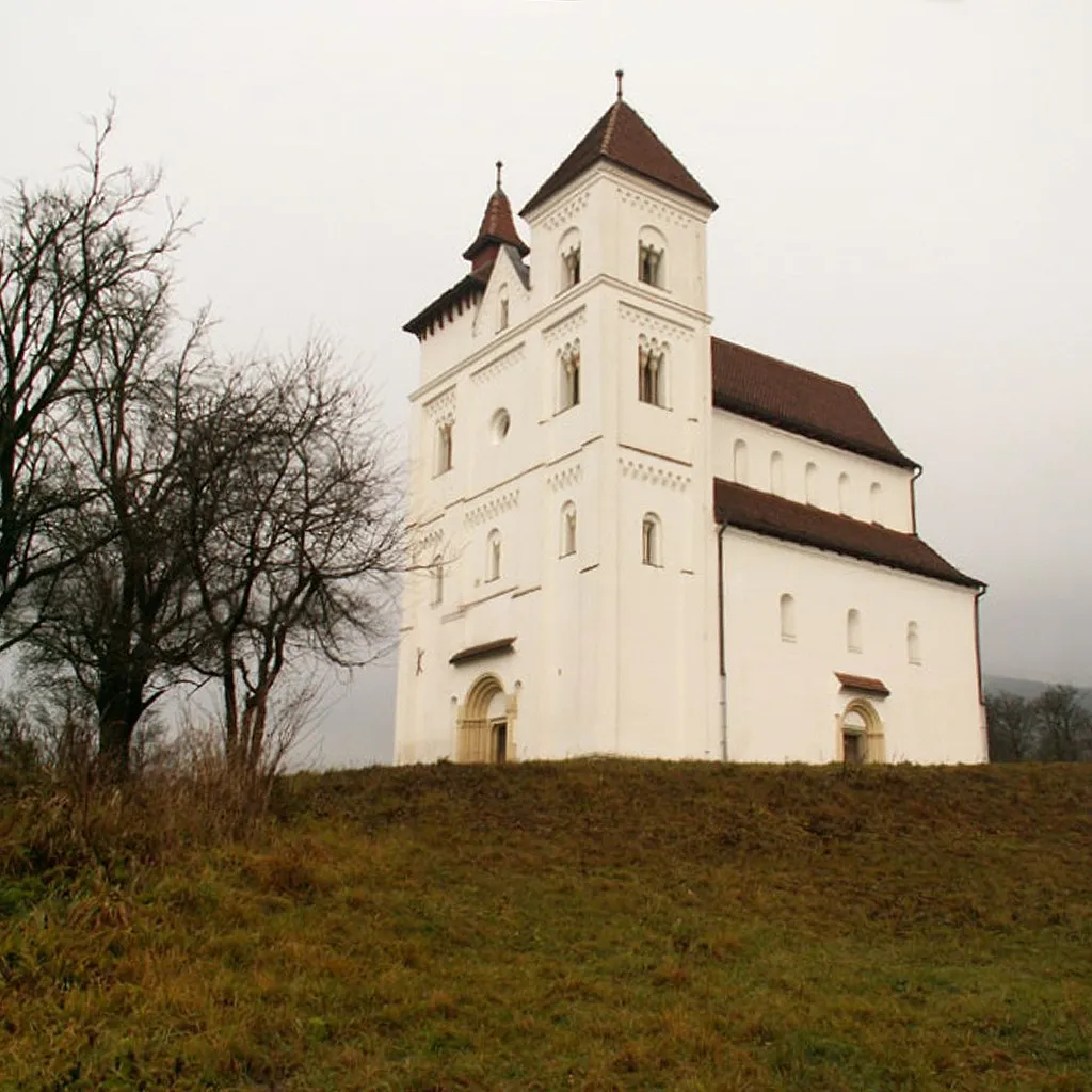 Photo showing: Lutheran Church in Herina (Harina, Münzdorf), Bistriţa-Năsăud county, Romania