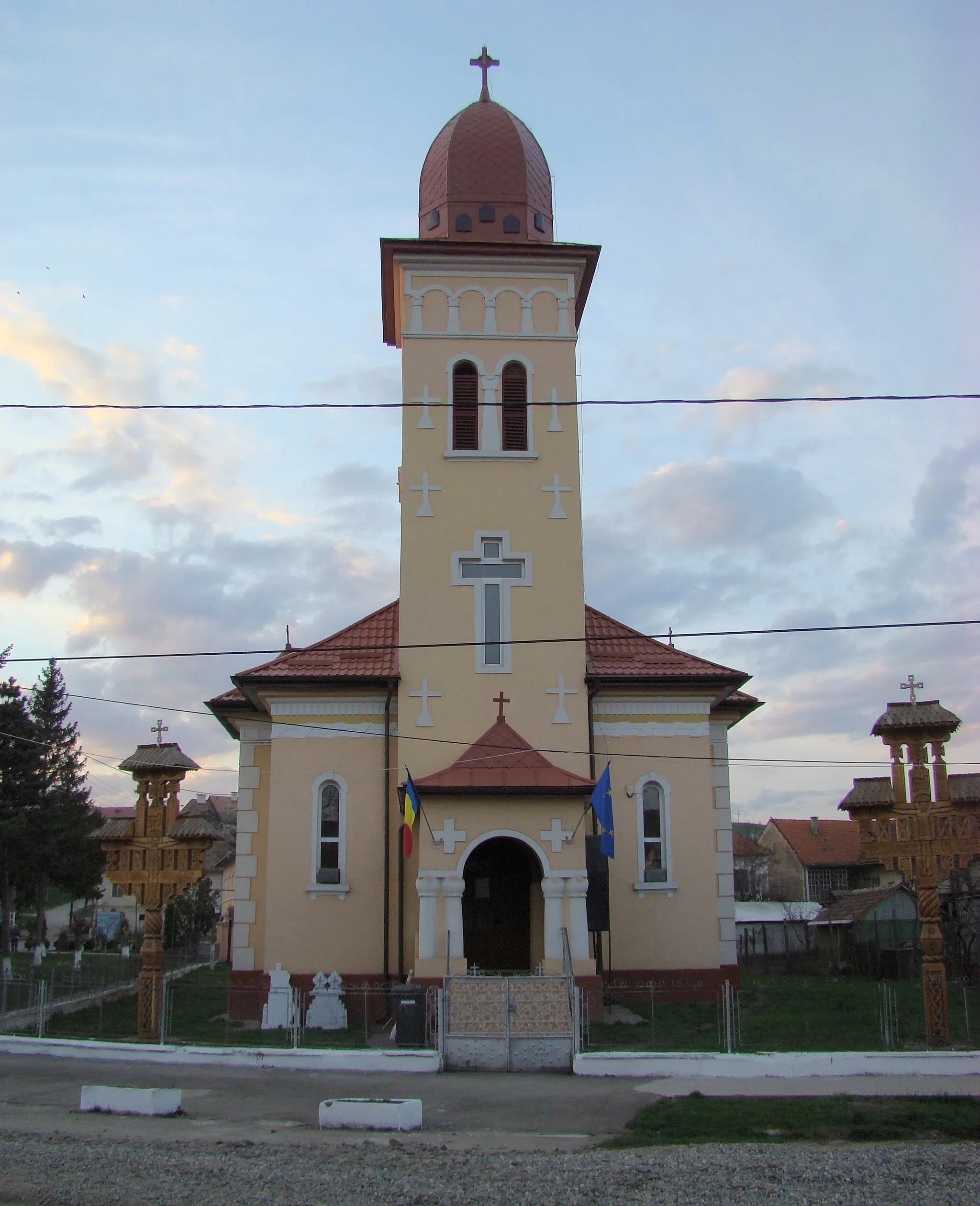 Photo showing: Biserica ortodoxă din Lechința