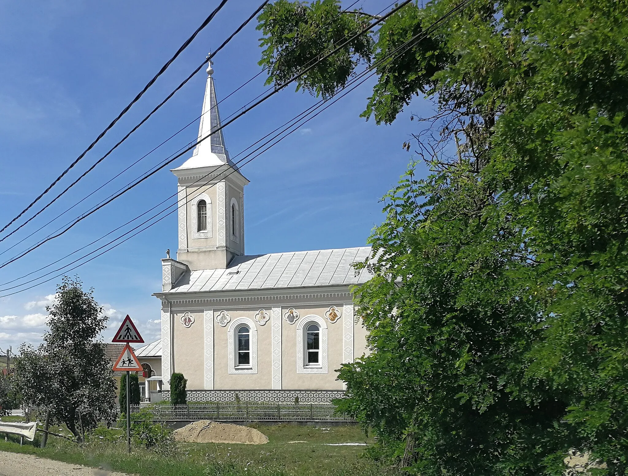 Photo showing: Church in Blăjenii de Sus, Bistrița-Năsăud County, Romania