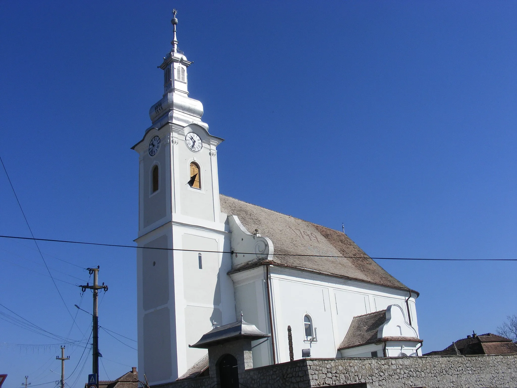 Photo showing: Reformed church in Viișoara (Aranyosegerbegy).