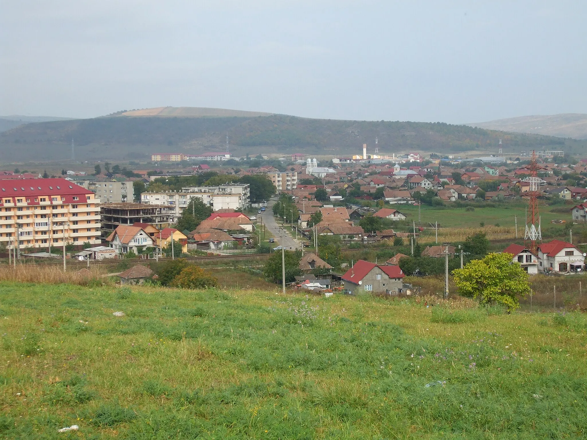 Photo showing: View of Apahida village, Cluj County, Romania