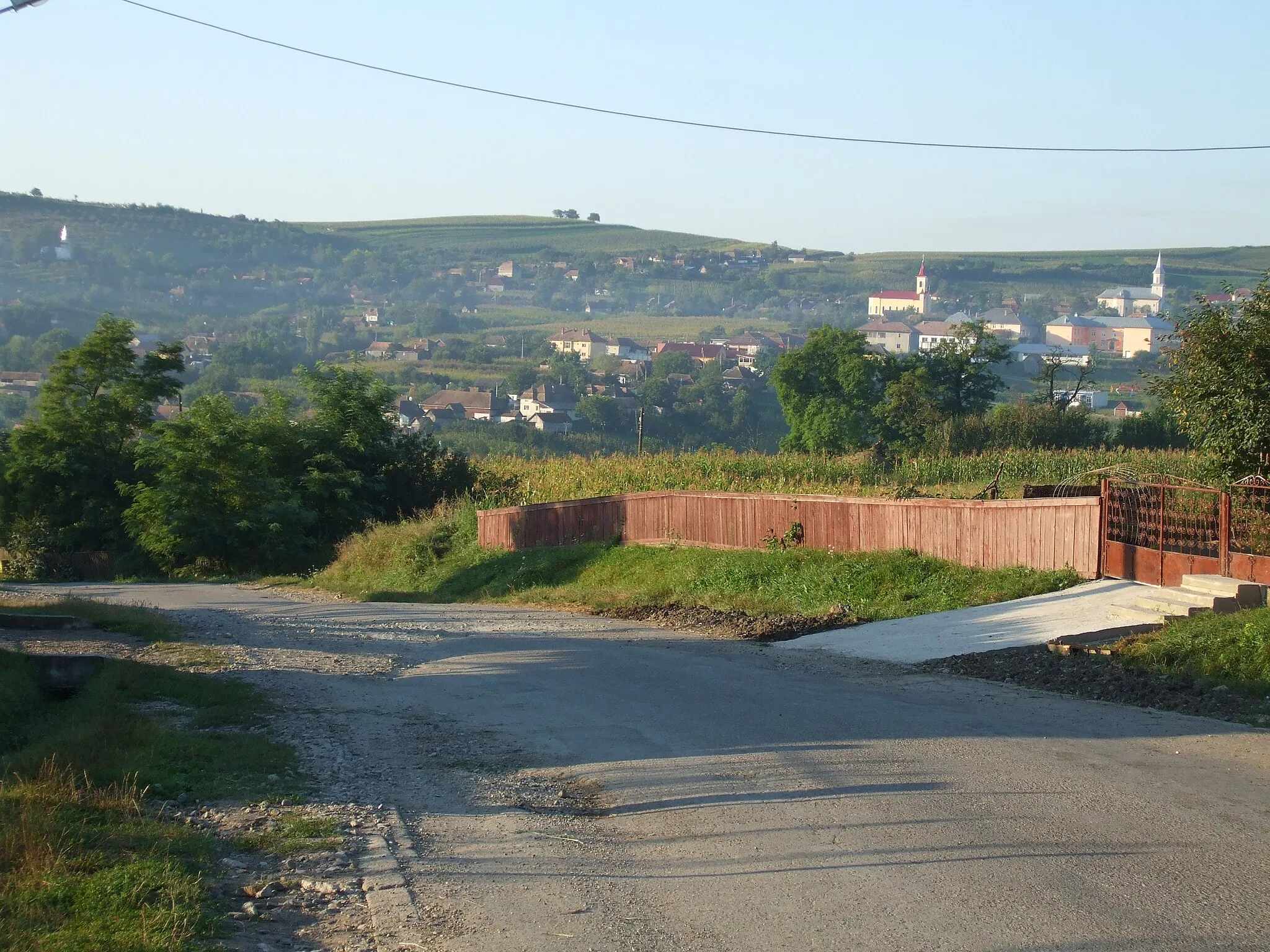 Photo showing: Frata - panoramă dinspre Berchieș