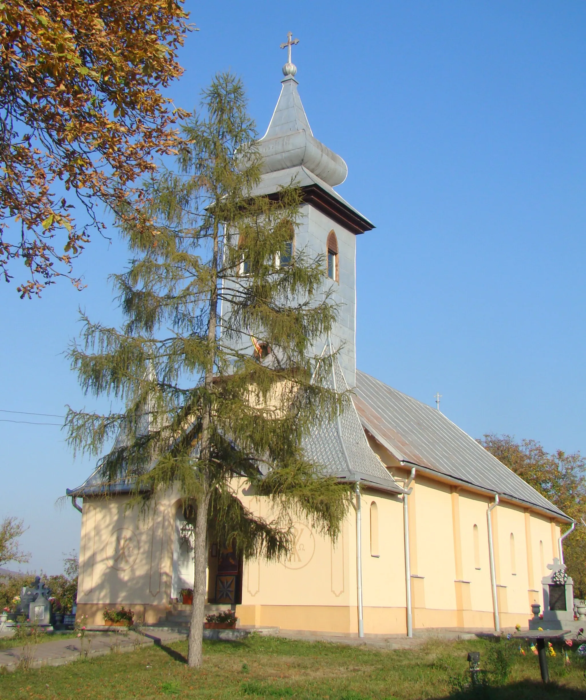 Photo showing: Orthodox church in Band, Mureș County, Romania