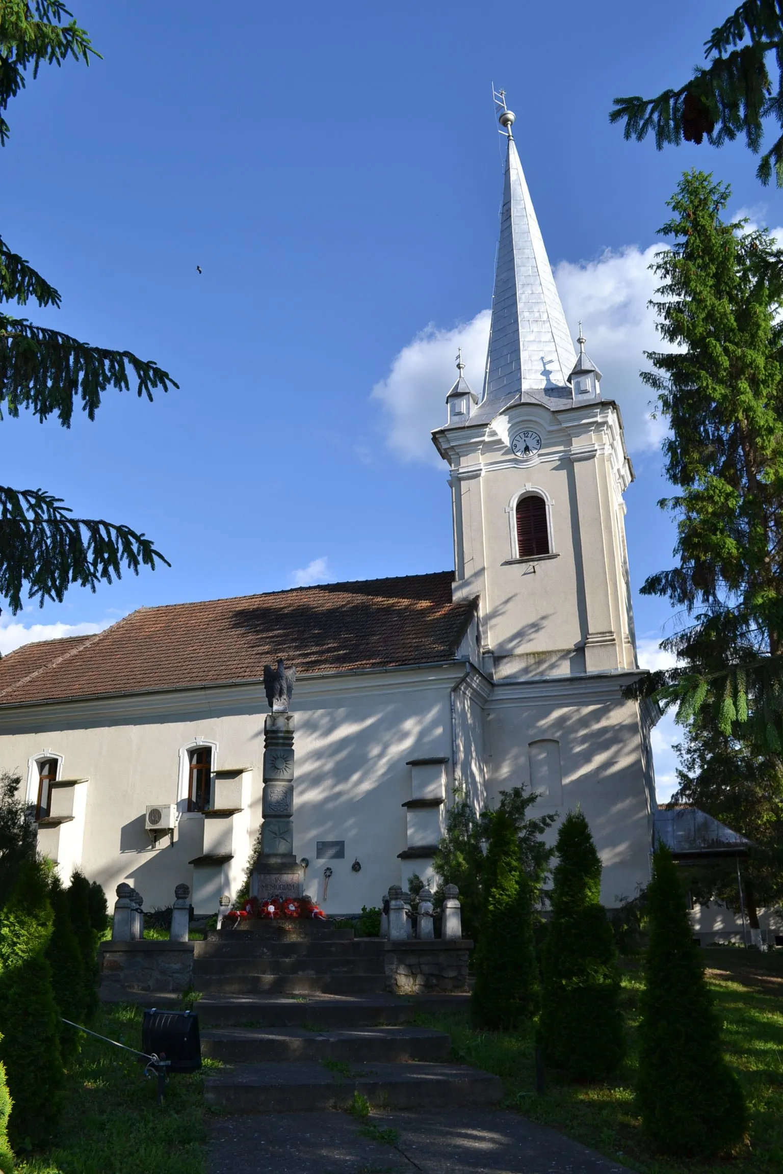 Photo showing: Hungarian reformed church of Szilágybagos (Boghiș, Sălaj County)