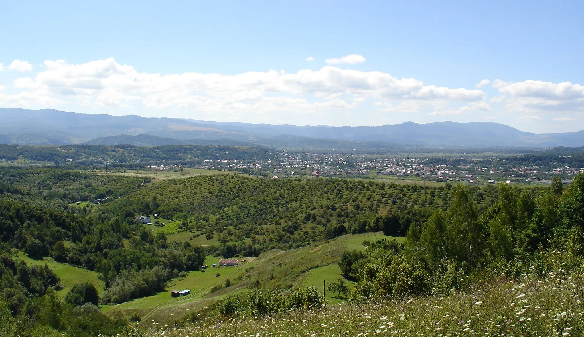 Photo showing: панорама Нижньої Апші (Закарпатська область)