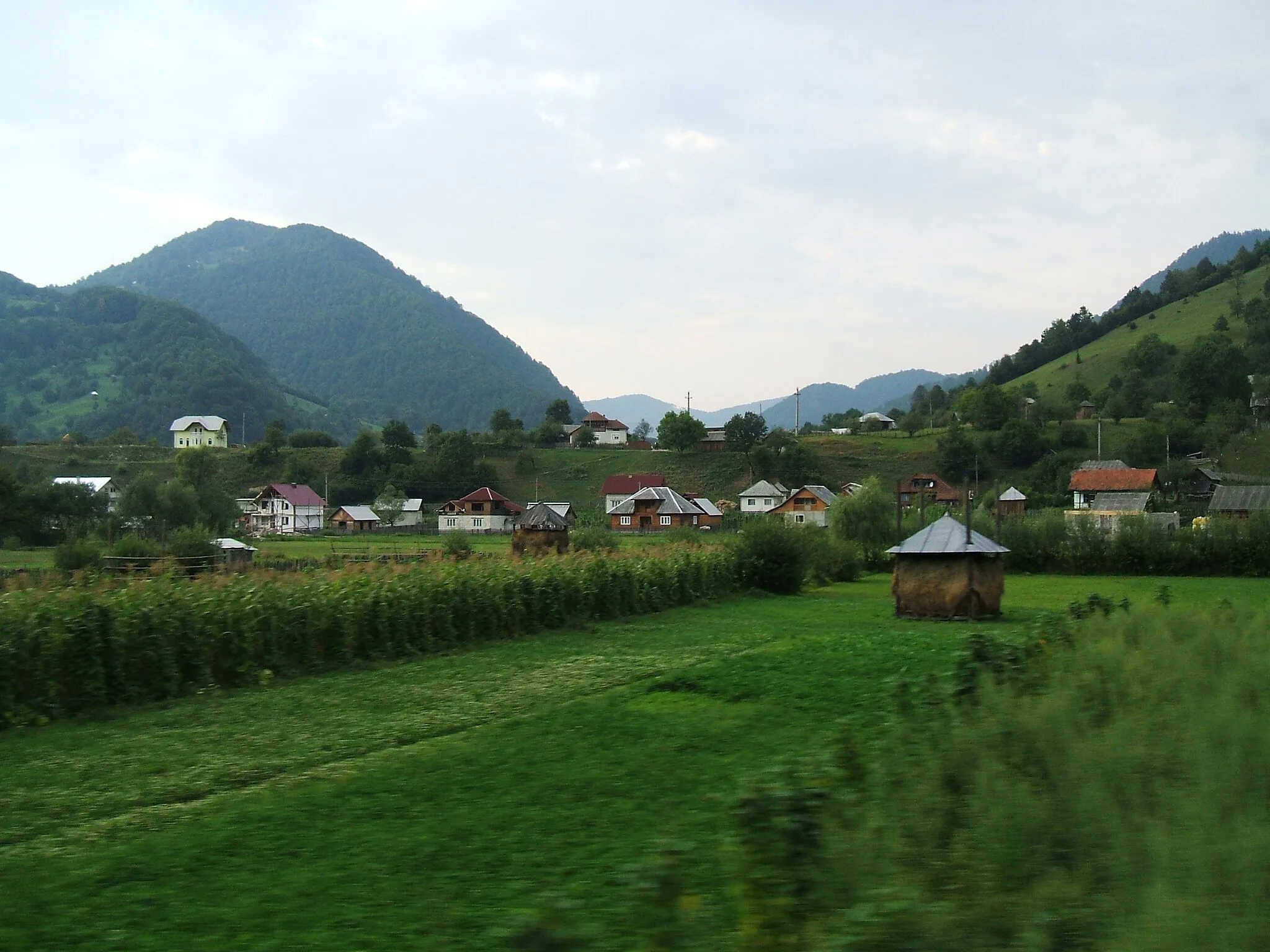 Photo showing: Bistra, Maramureş, Romania – Bistra Village, a part of Bistra commune
