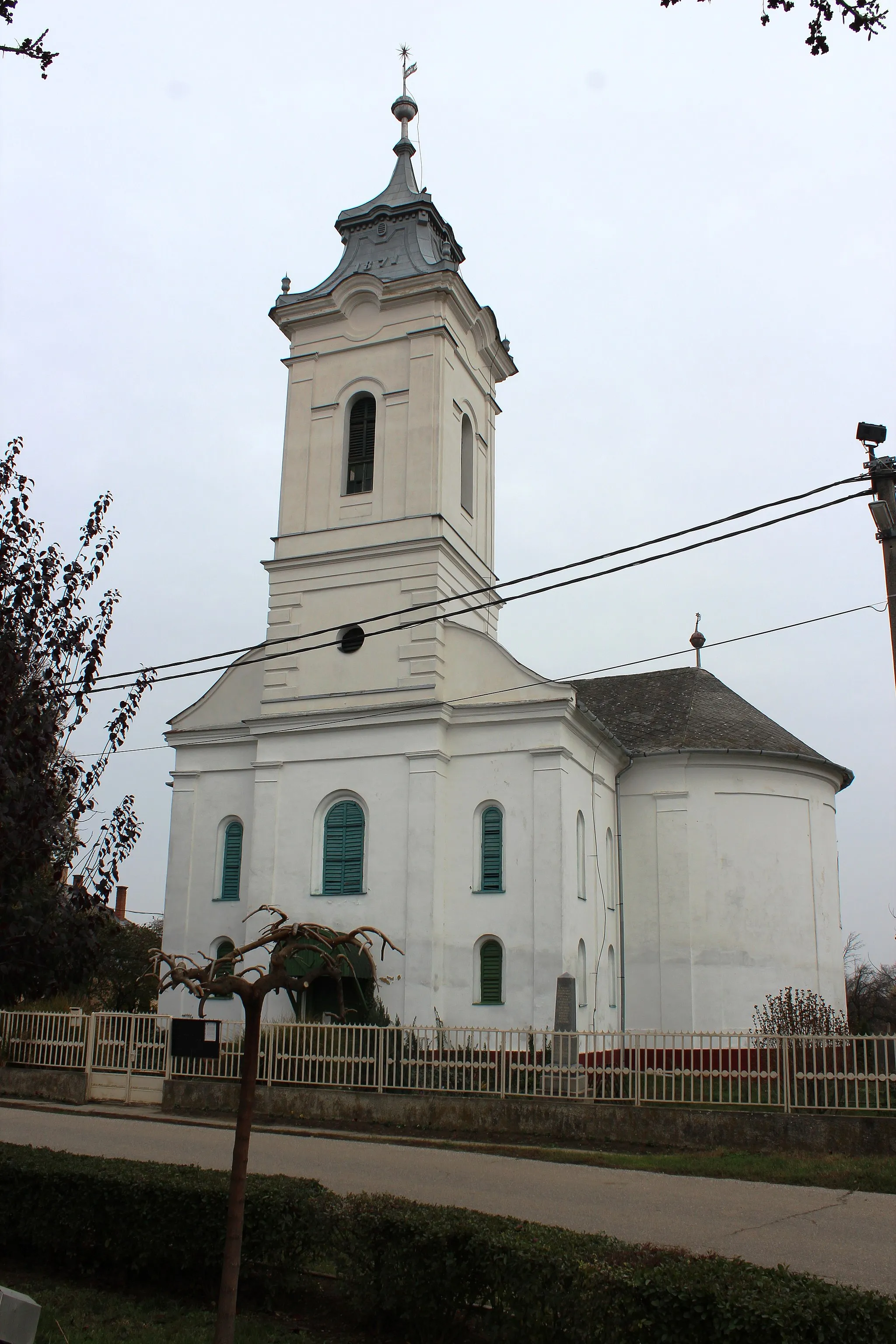Photo showing: Reformed church in Győrtelek, Hungary
