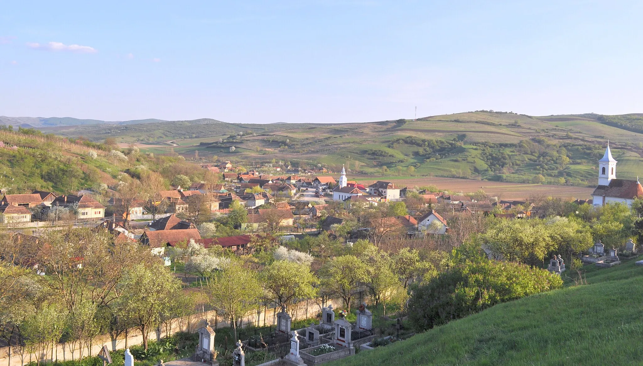 Photo showing: Băgău/Magyarbagó village in Romania