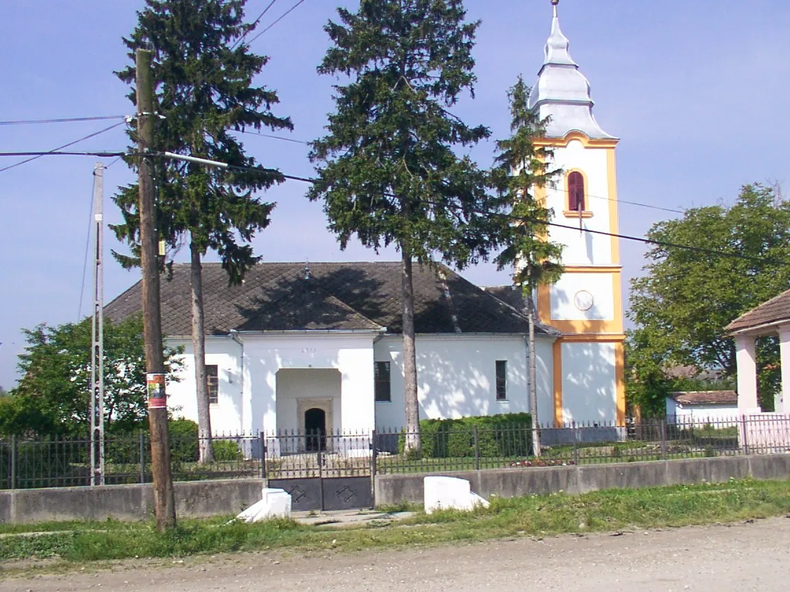 Photo showing: The Refomed church in Lunca Mureşului (Székelykocsárd)