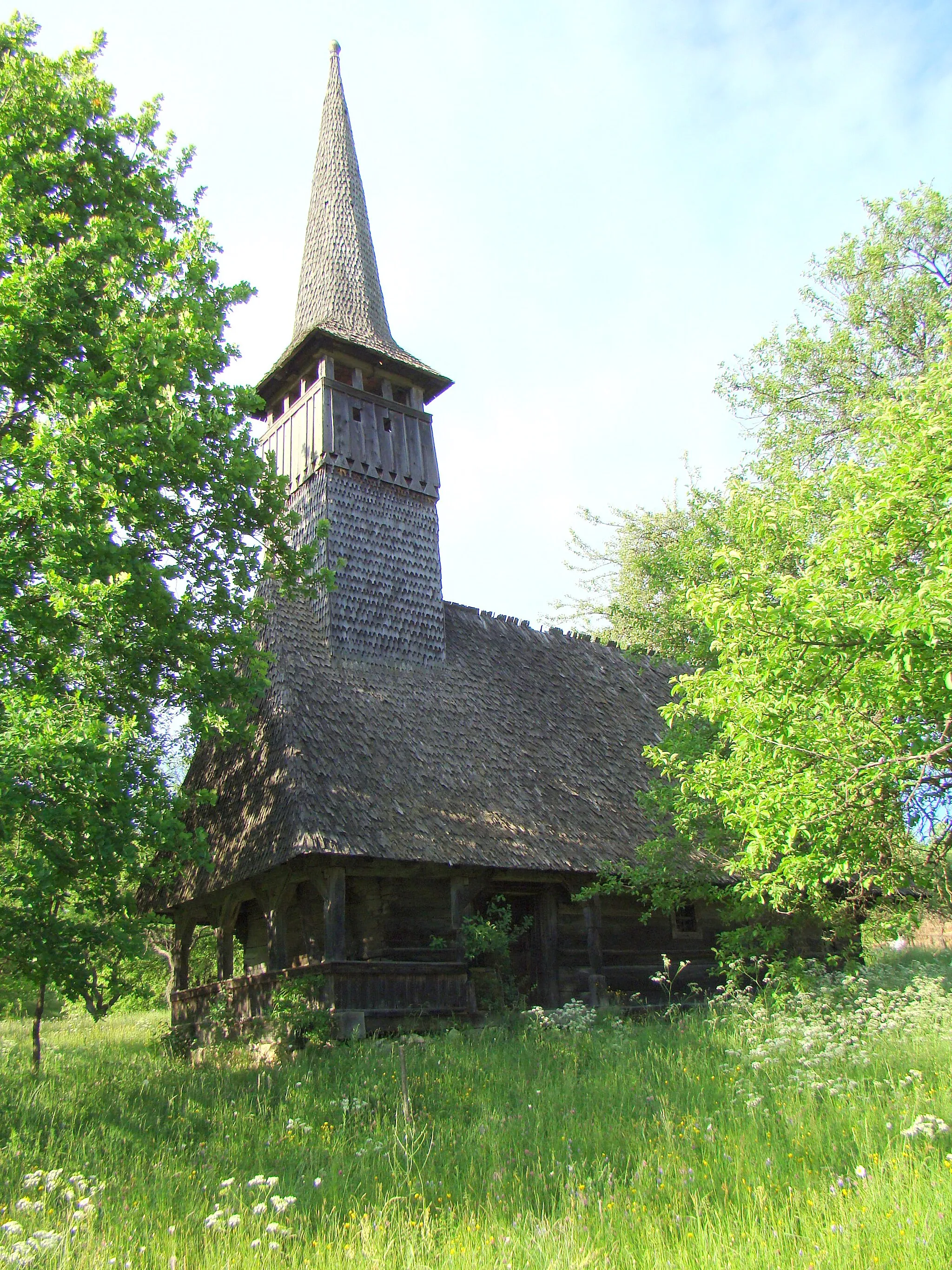 Photo showing: Biserica de lemn din Frîncenii Boiului