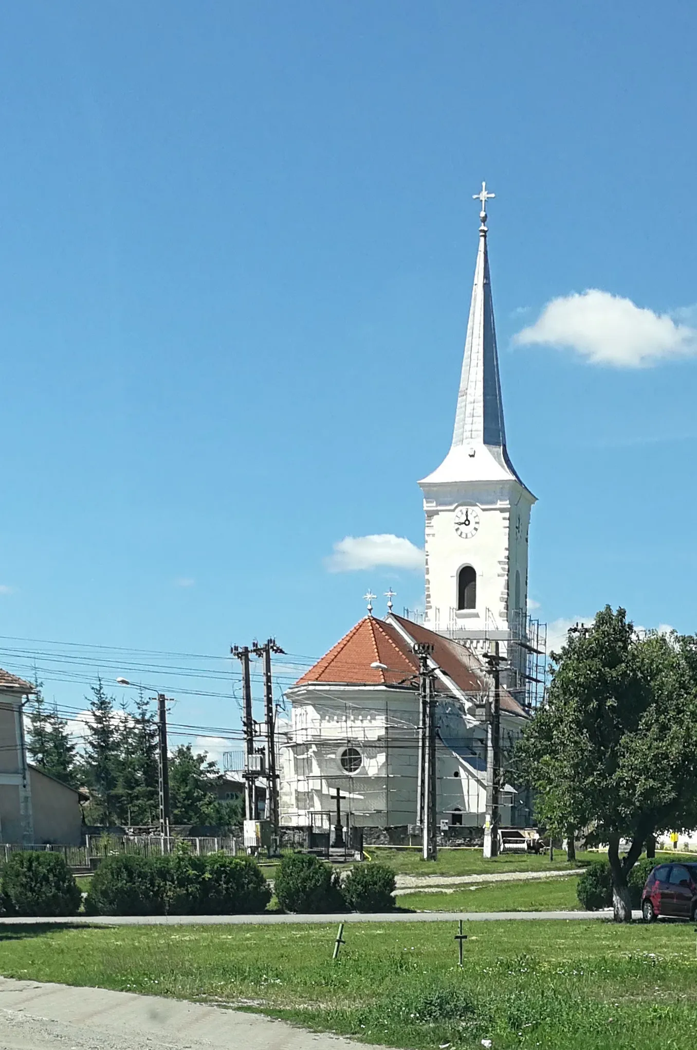 Photo showing: Lutheran church in Unirea, Bistrița-Năsăud County, Romania