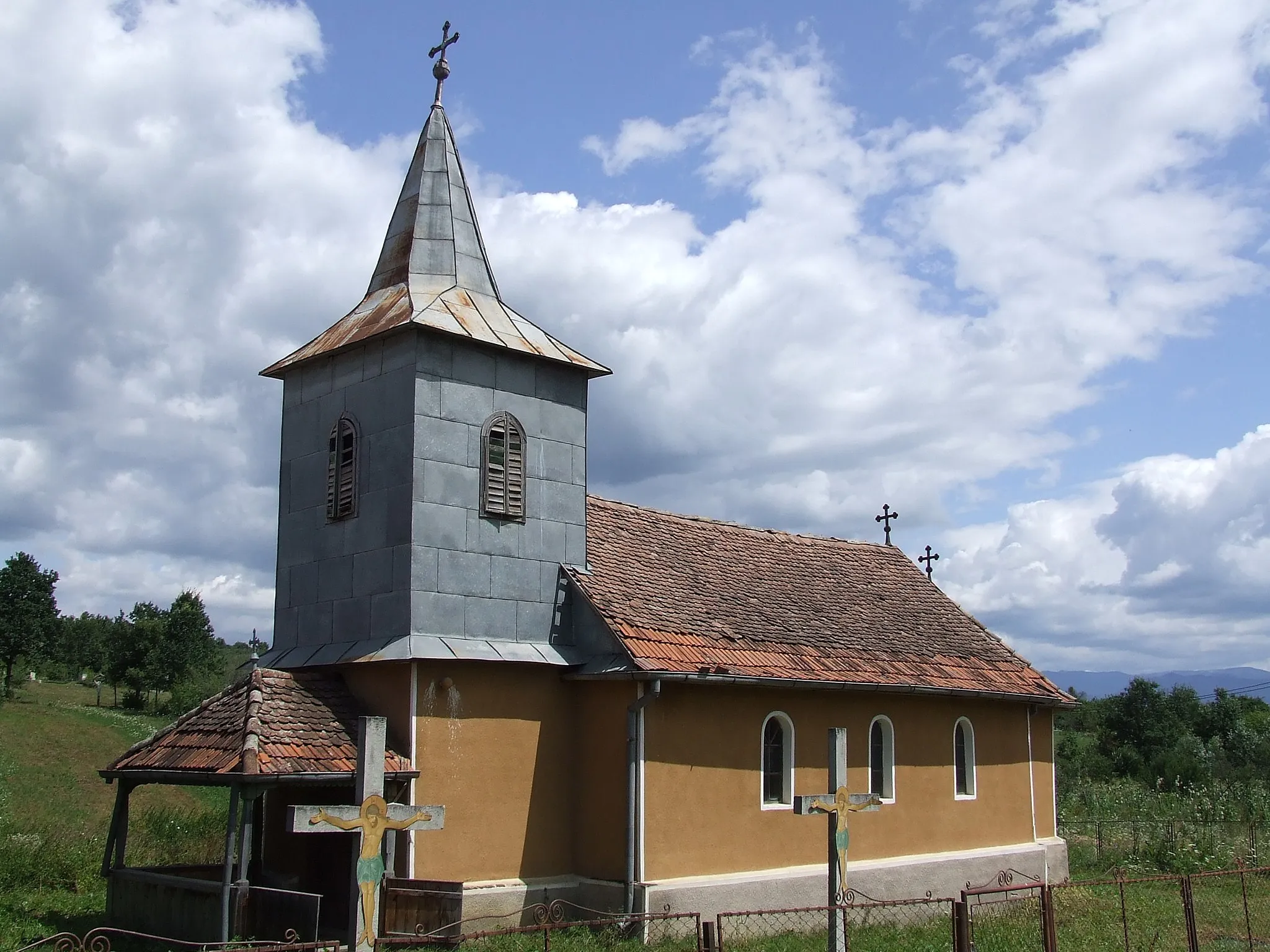 Photo showing: Biserica de lemn din Budacu de Jos, județul Bistrița-Năsăud.
