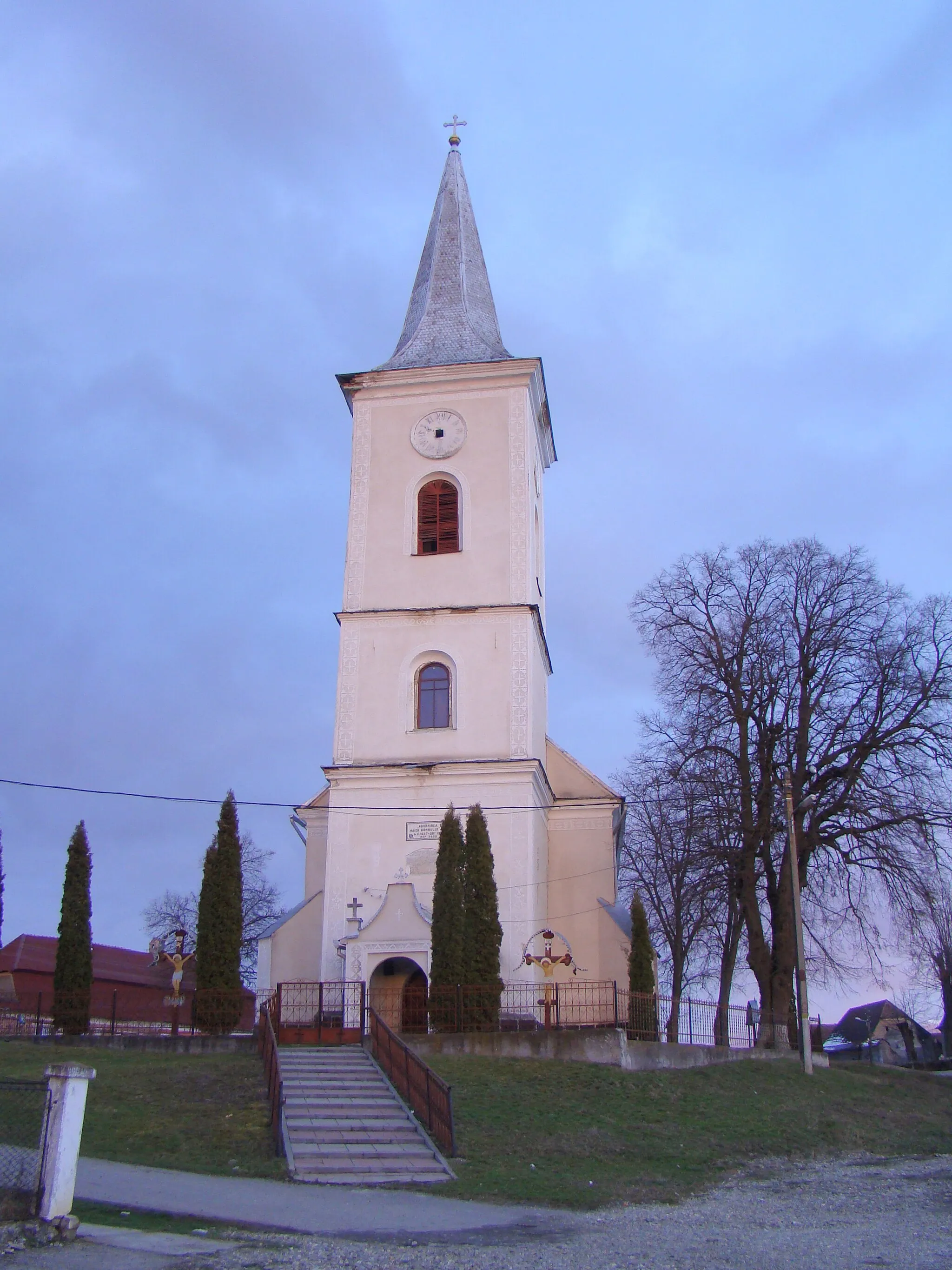 Photo showing: Church of the Dormition in Budacu de Jos, Bistrița-Năsăud county, Romania