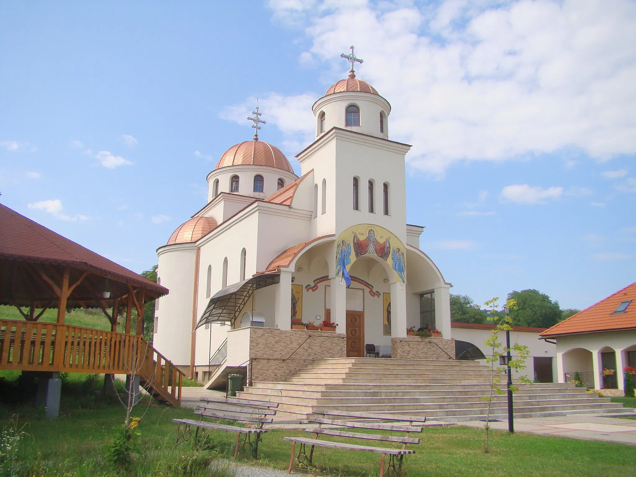 Photo showing: Orthodox church in Jelna, Bistrița-Năsăud county, Romania