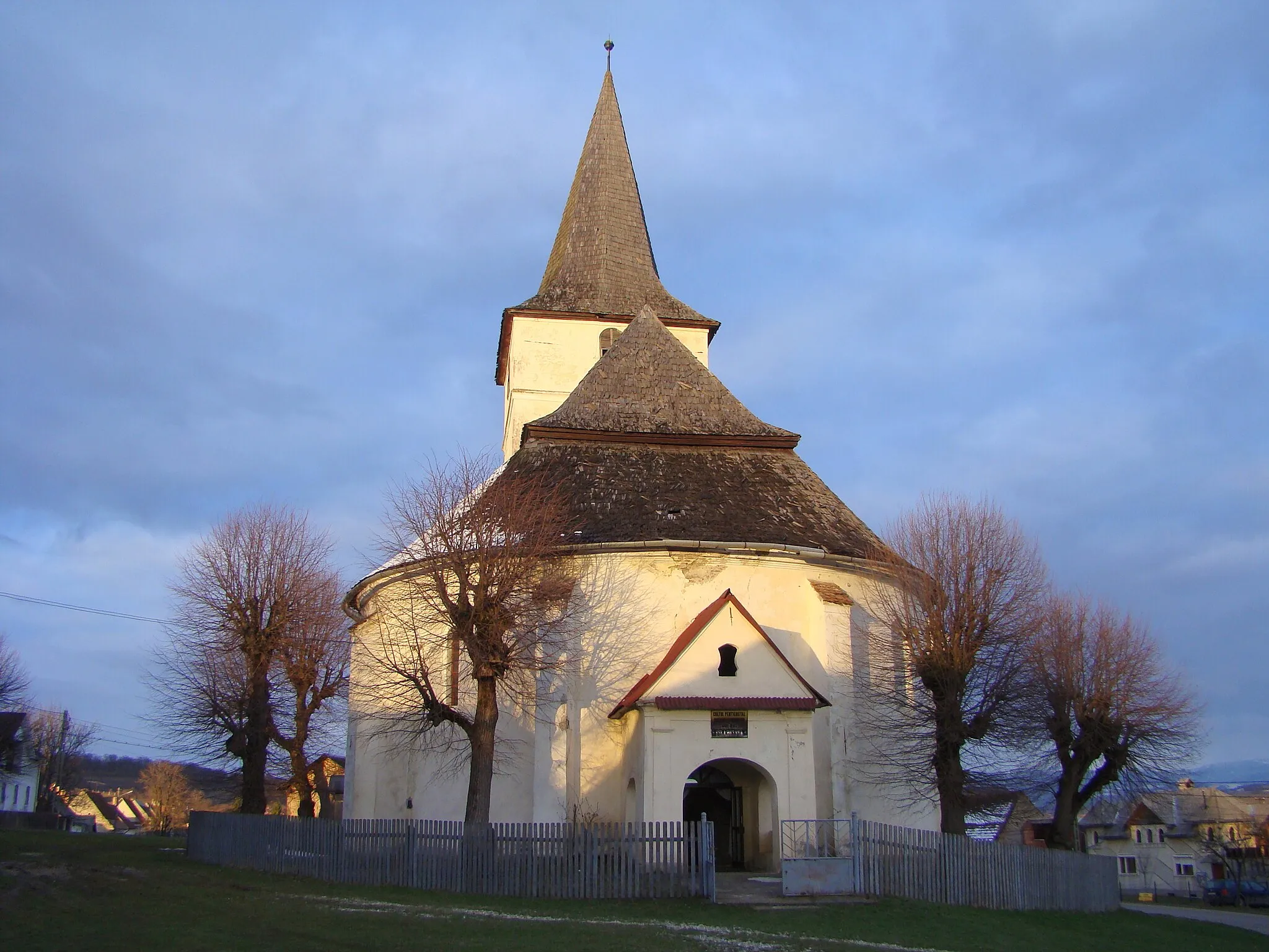 Photo showing: Lutheran church in Monariu, Bistrița-Năsăud county, Romania