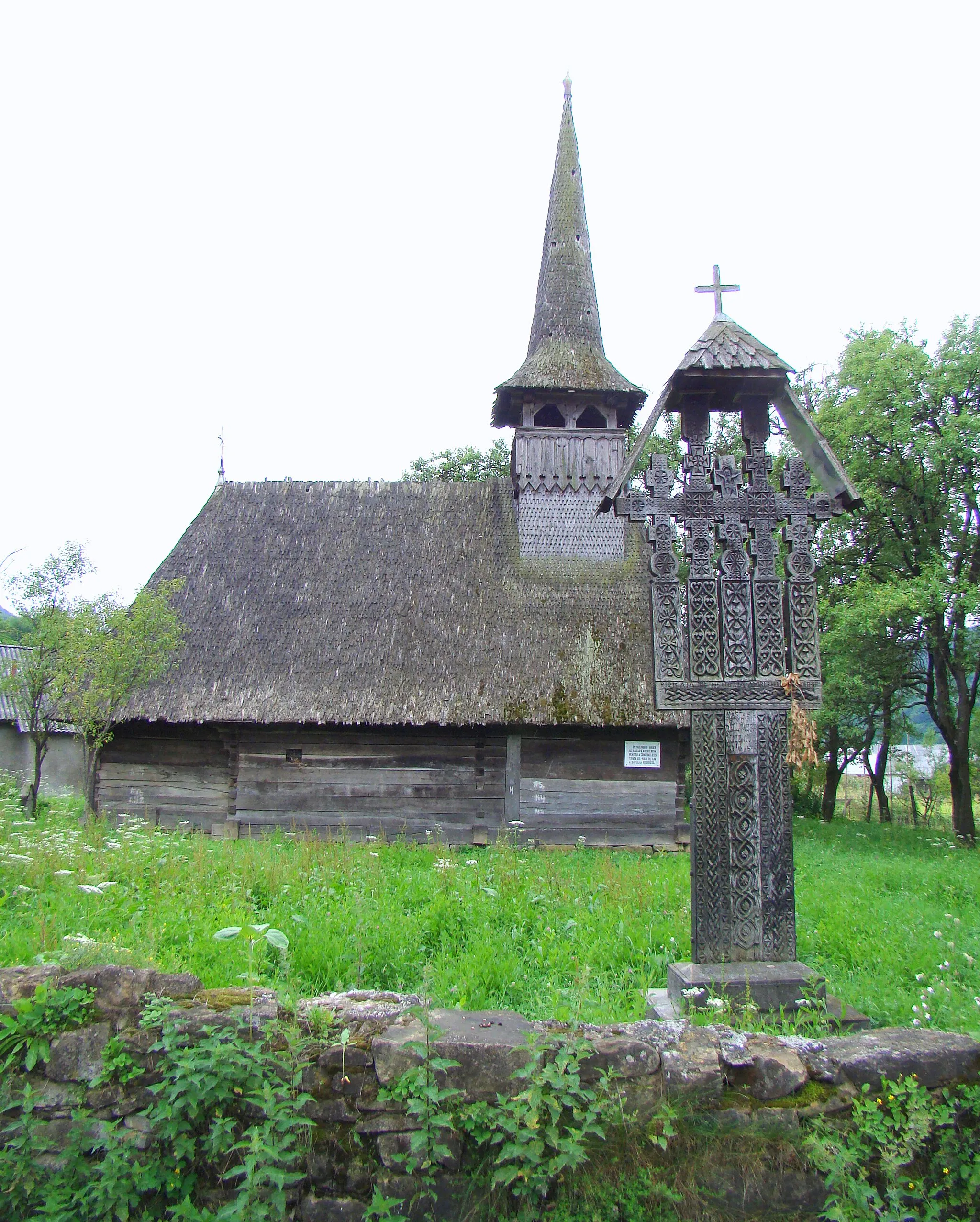 Photo showing: Biserica de lemn din Dobricel