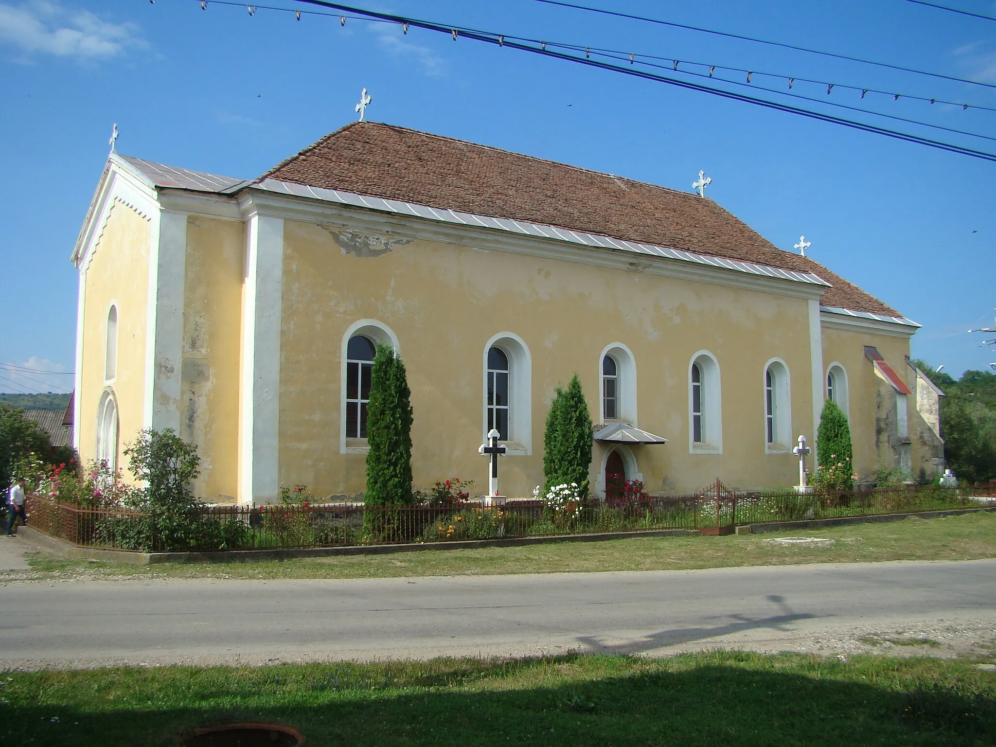 Photo showing: Lutheran church in Petriș, Bistrița-Năsăud county, Romania