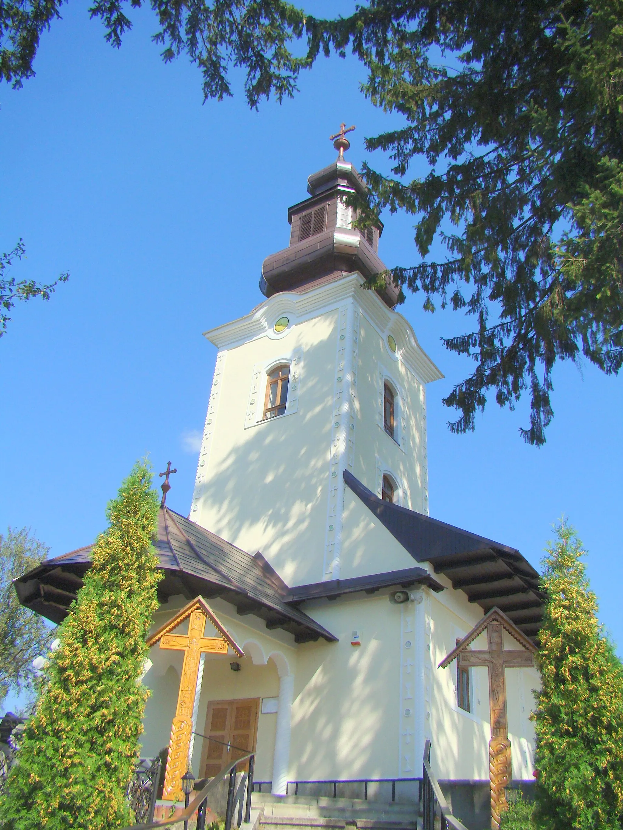 Photo showing: Orthodox church in Ciceu-Giurgești, Bistrița-Năsăud county, Romania