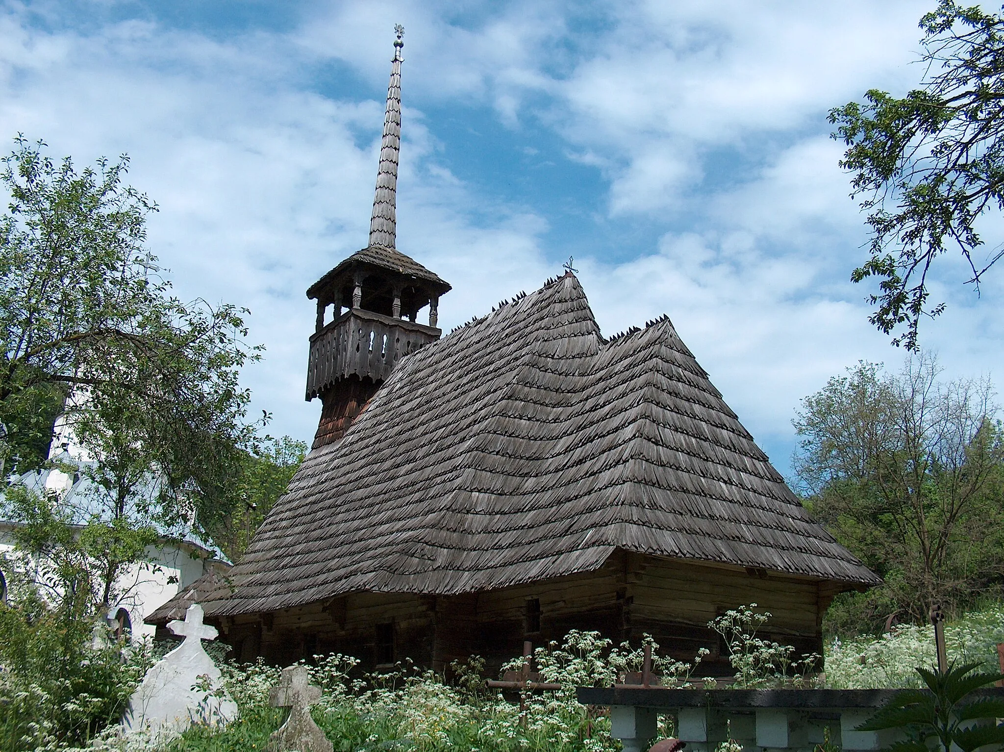 Photo showing: Biserica de lemn din Gersa, comuna Rebrişoara, judeţul Bistriţa Năsăud.