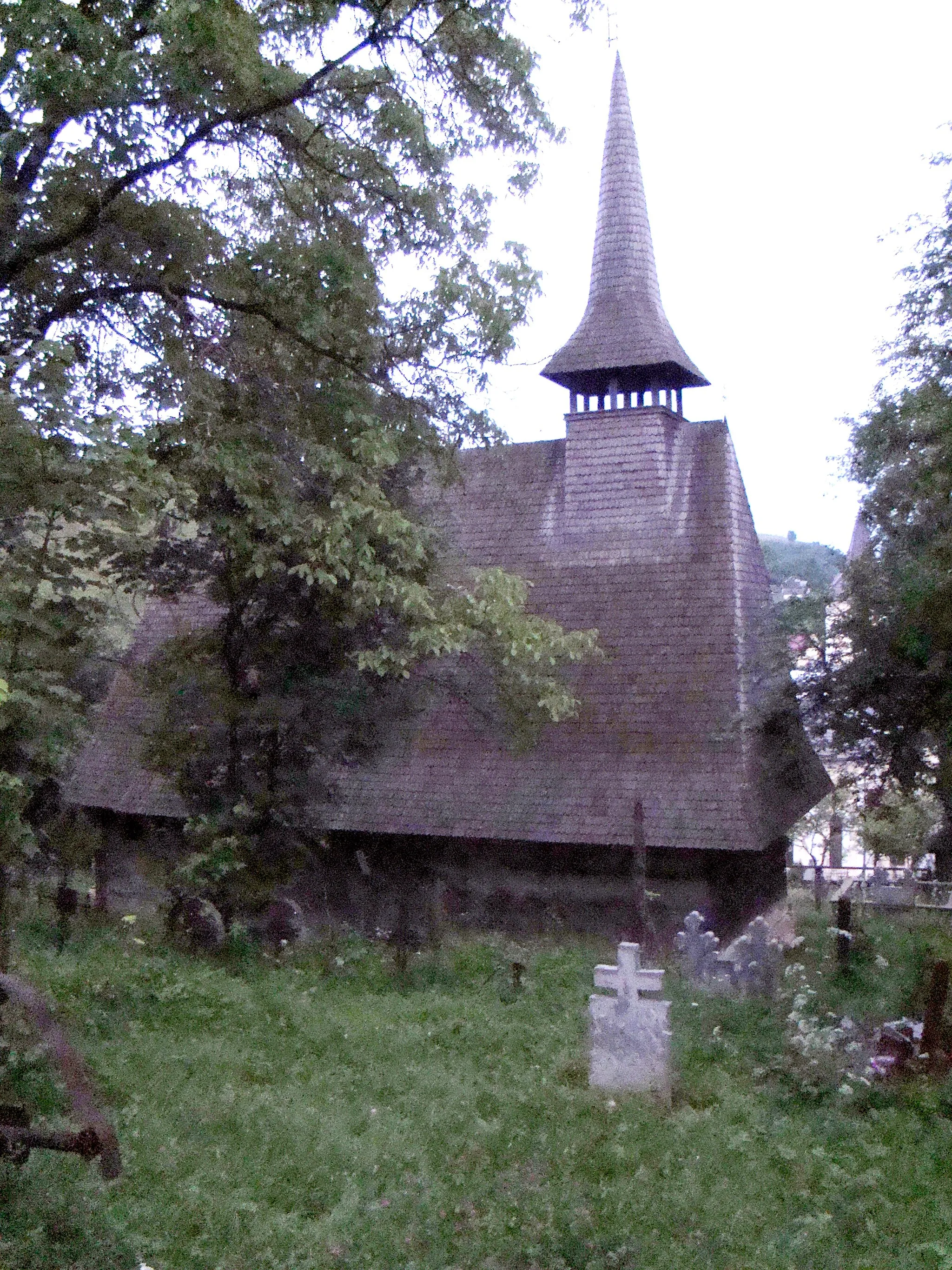 Photo showing: Biserica de lemn din Runcu Salvei